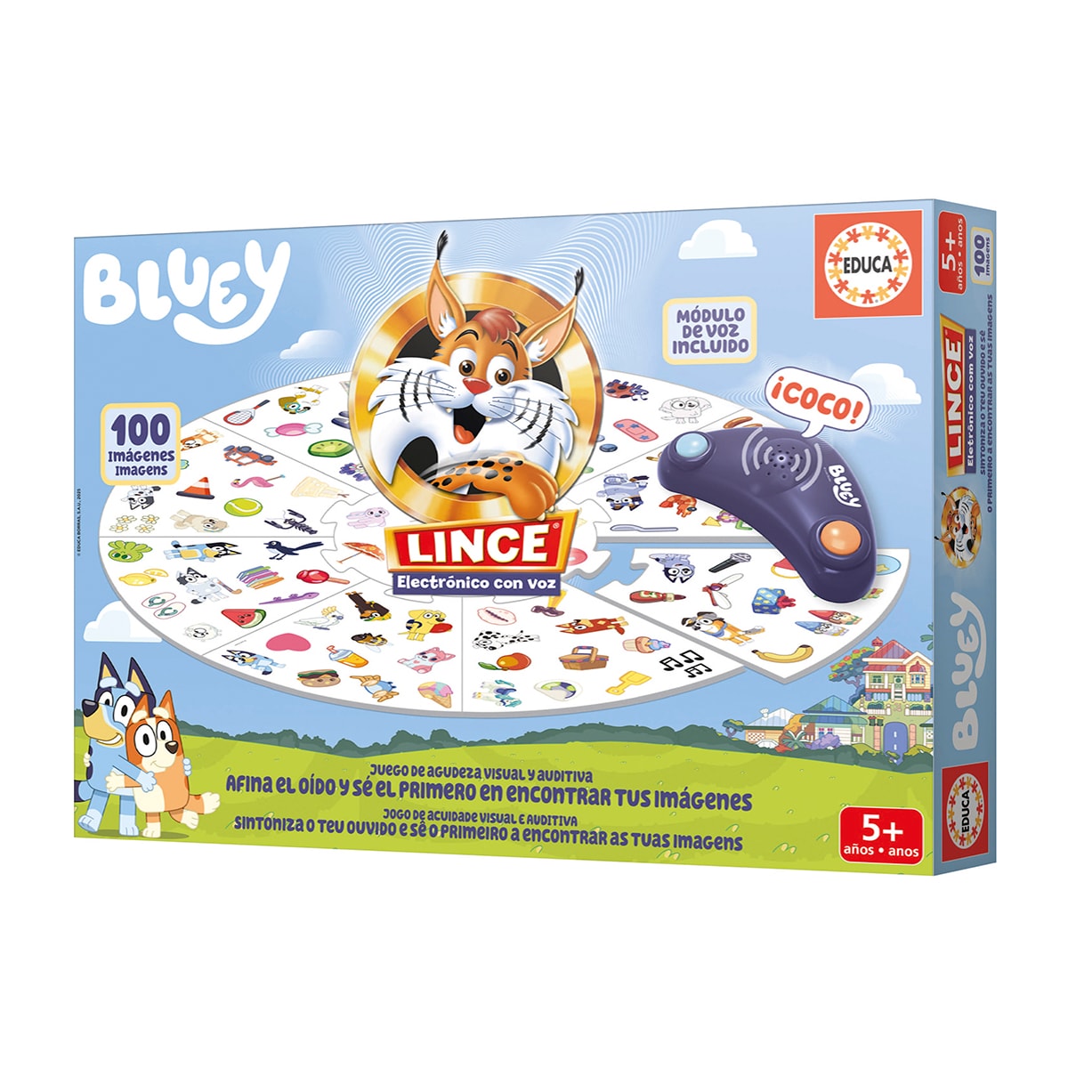 Juegos de Mesa Lince Electrónico Bluey Educa 3