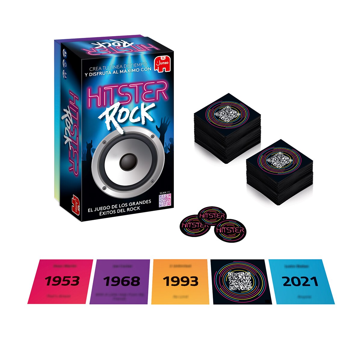 Juego musical Hitster Rock Diset 2