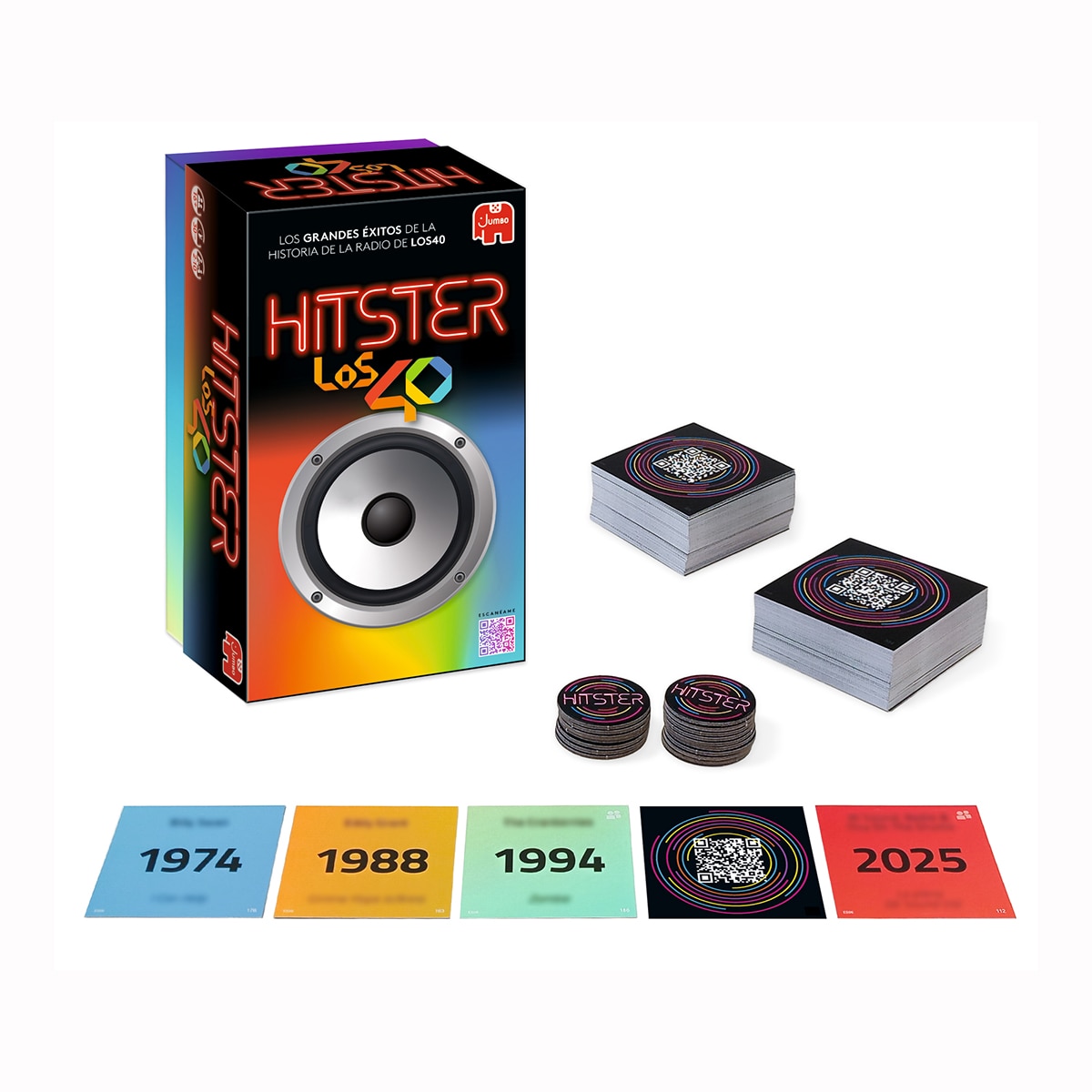 Juego de mesa Hitster Los40 Jumbo 2
