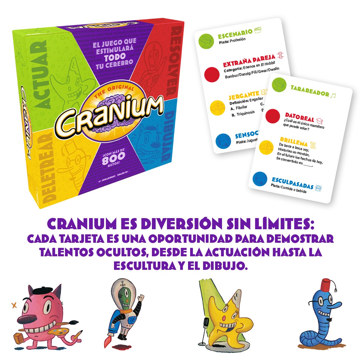 Hasbro Cartas Cranium Juego De Mesa Cranium Funko Games · GOLIATH