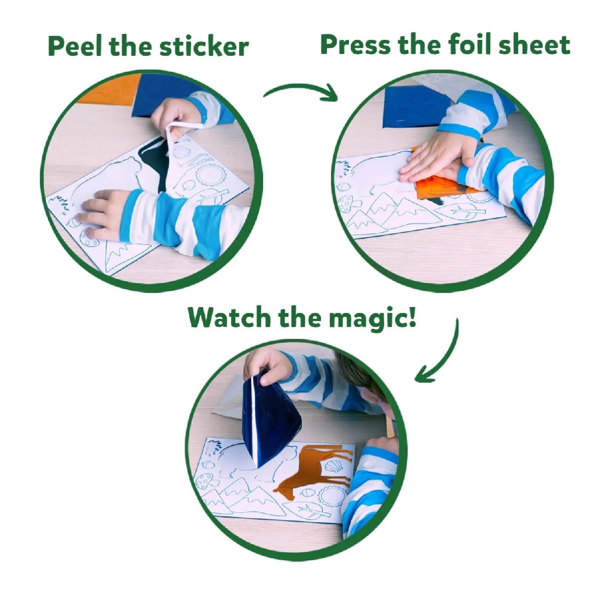 Skillmatics Foil Fun World of Animals - Kits de Atividades de Arte e Artesanato DIY para Idades Entre os 4 e os 9 Anos 5