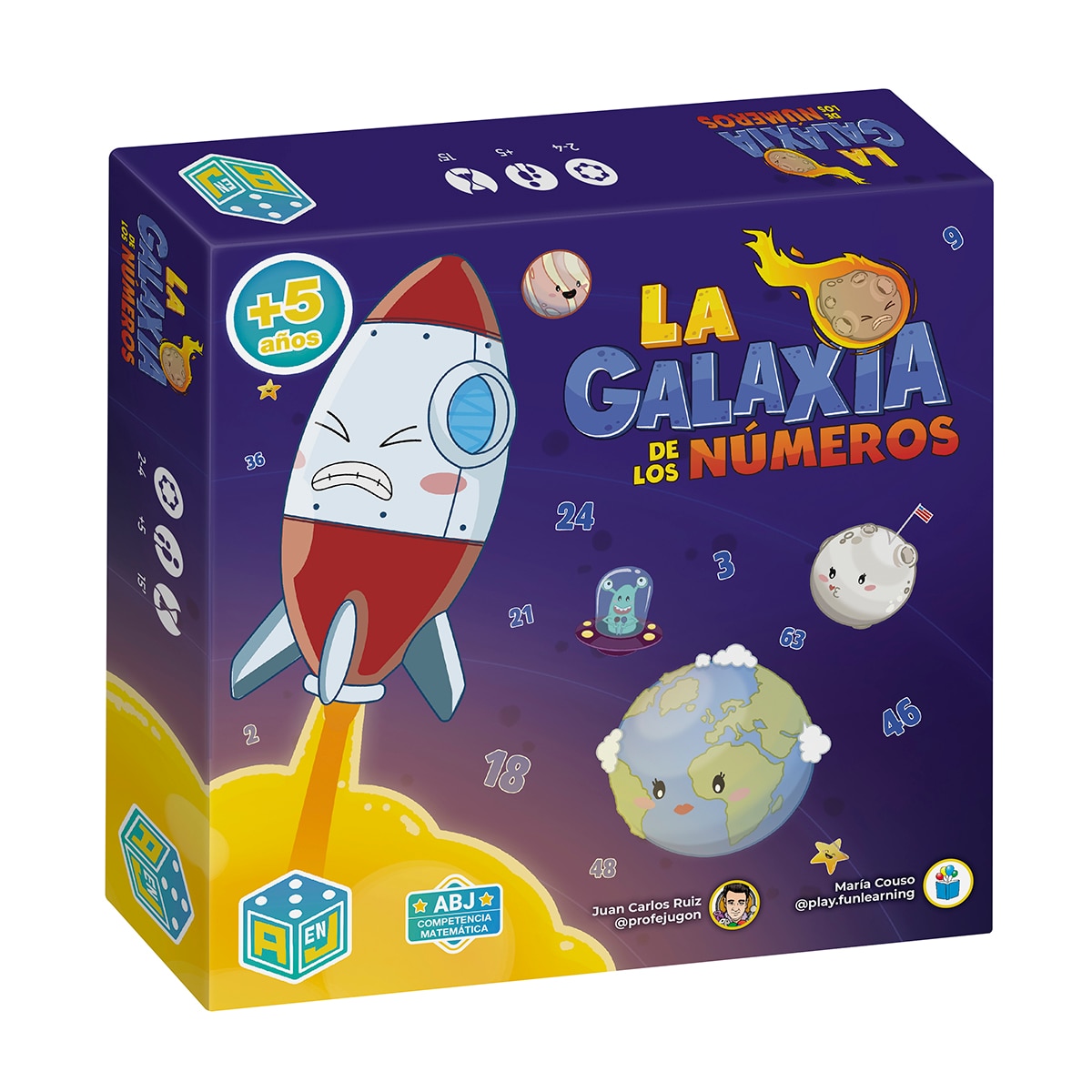 Imagen 0 de Juego de mesa educativo La Galaxia de los números Aula en Juego Atomo Games