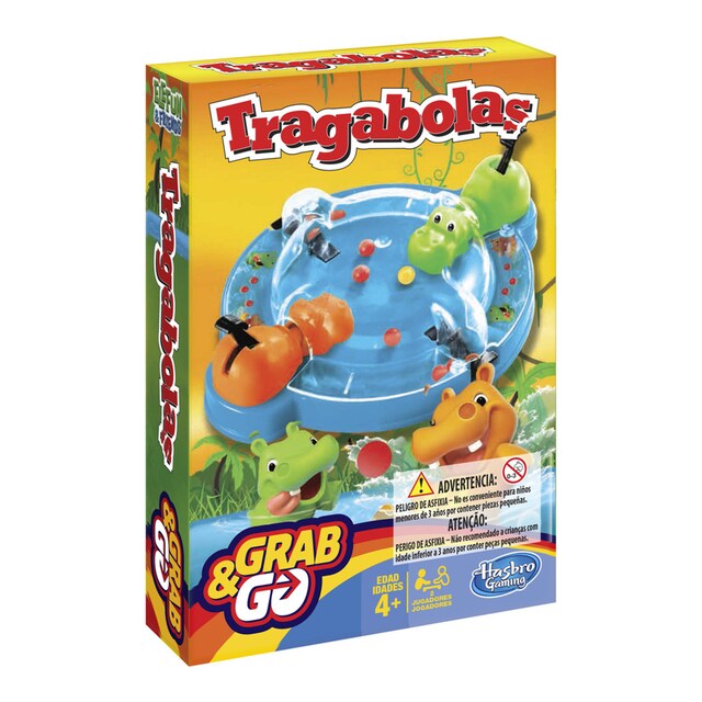 Imagen 0 de Juego de mesa Tragabolas de viaje Grab&Go Hasbro Gaming