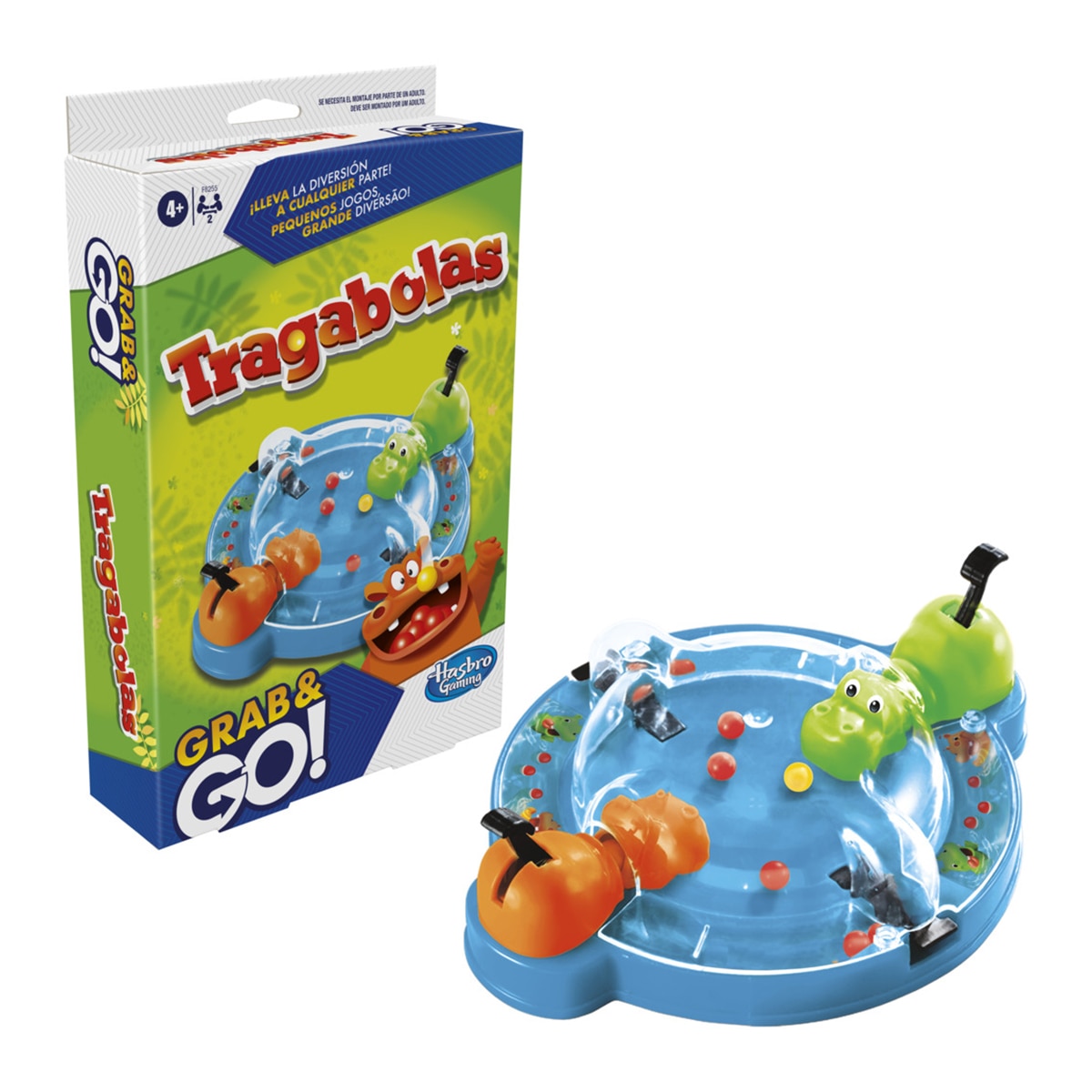 Juego de mesa Tragabolas de viaje Grab&Go Hasbro Gaming 2