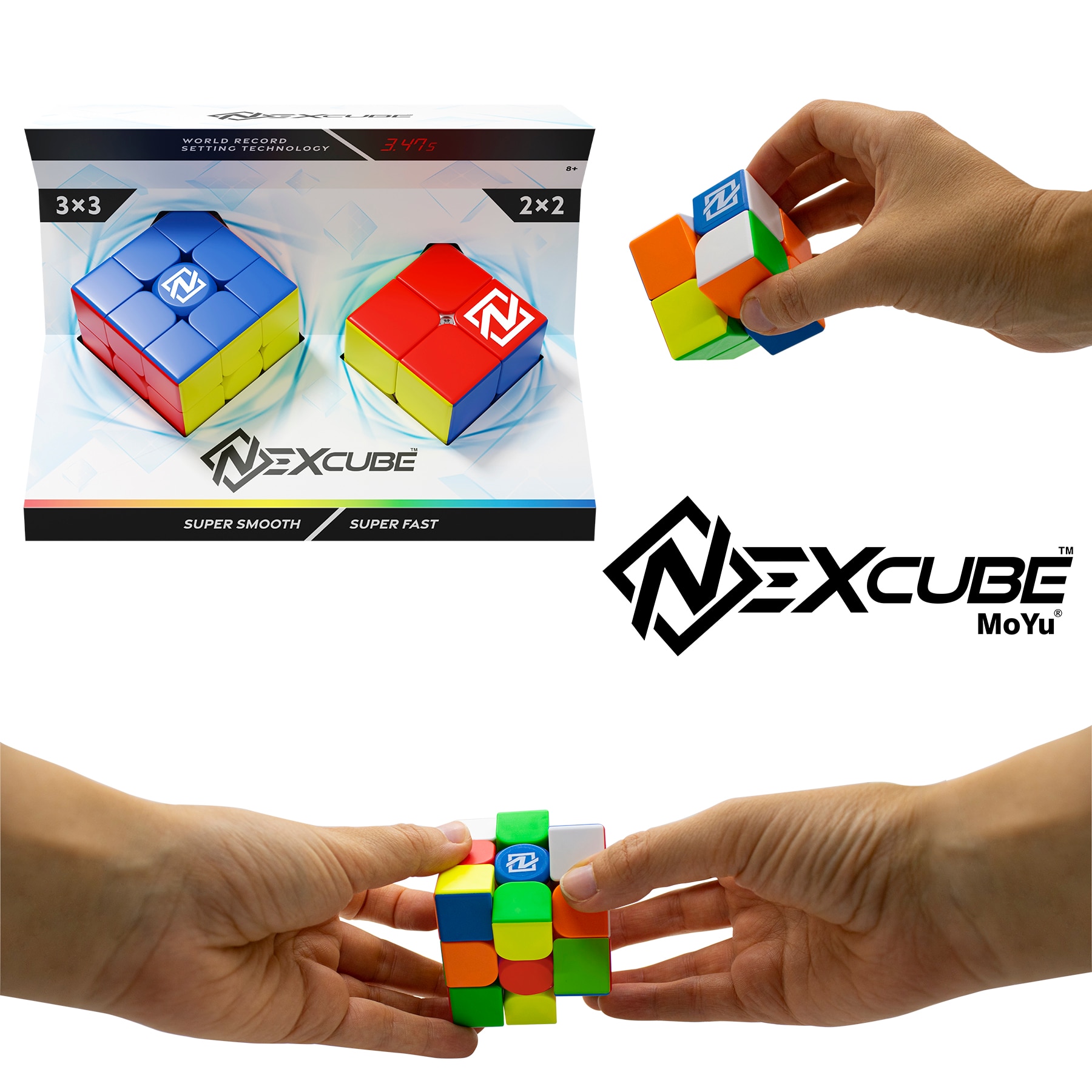Juego de mesa Nexcube duo 2X2+3X3 6