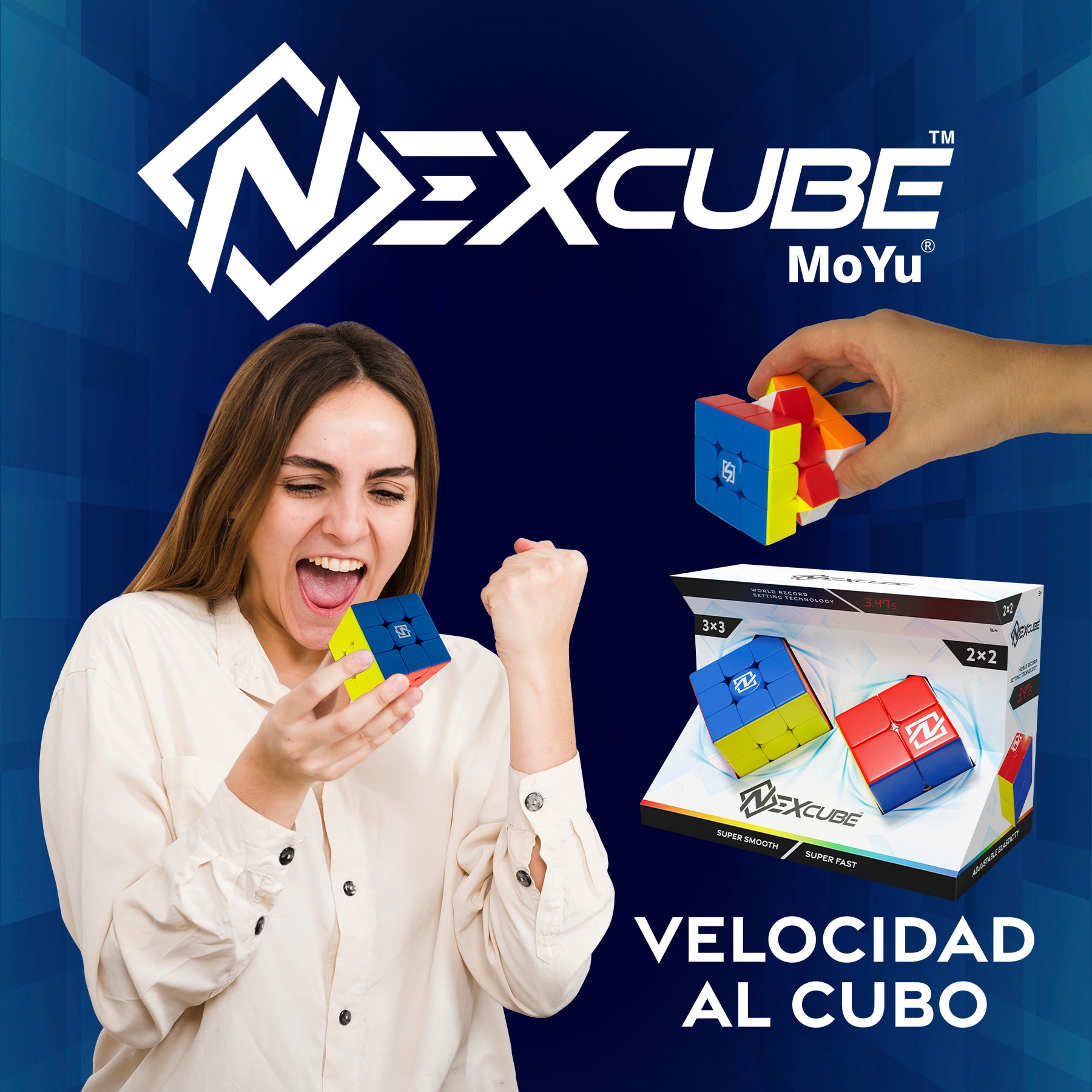 Juego de mesa Nexcube duo 2X2+3X3 8