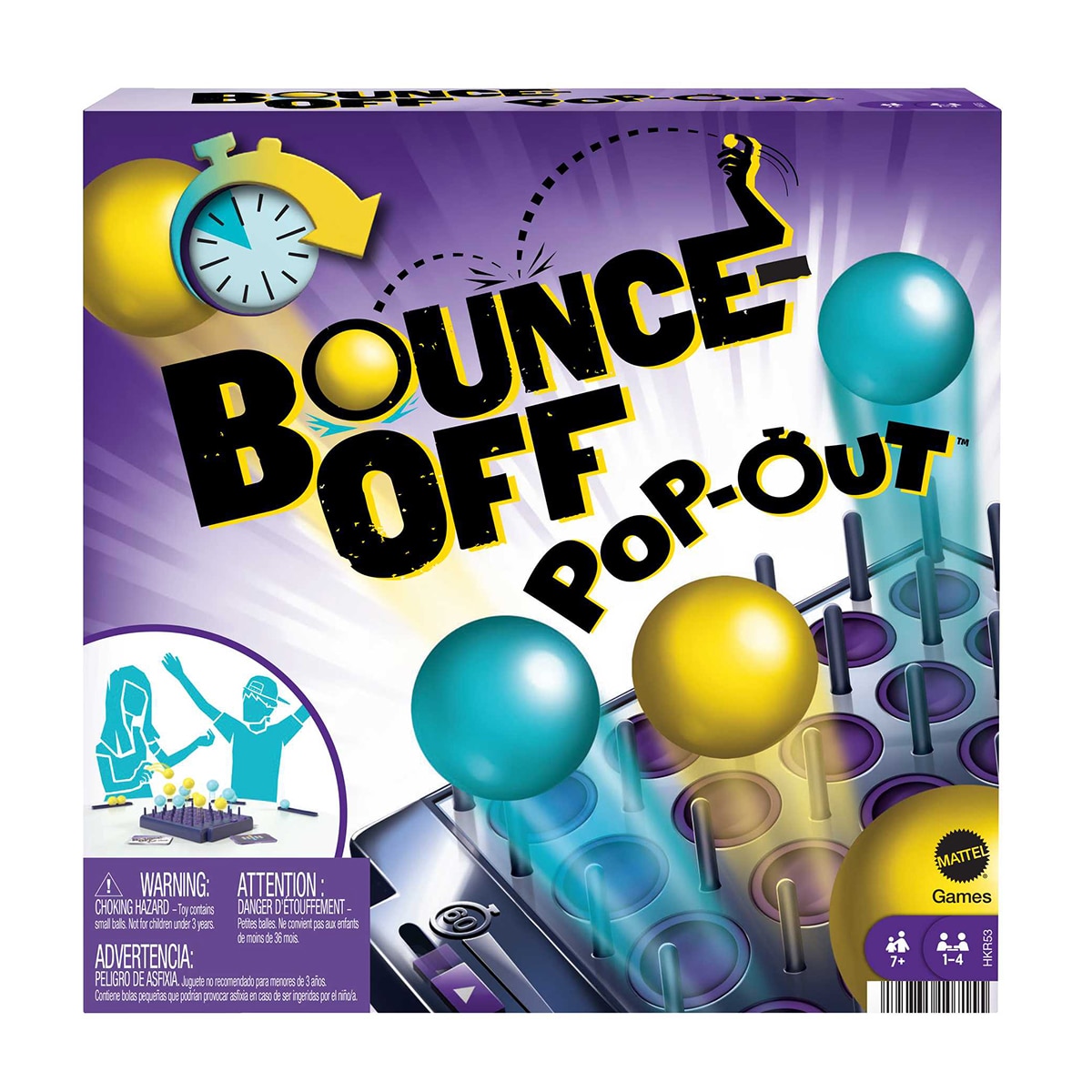 Imagen 0 de Juego de mesa BOUNCE-OFF POP-OUT Mattel Games