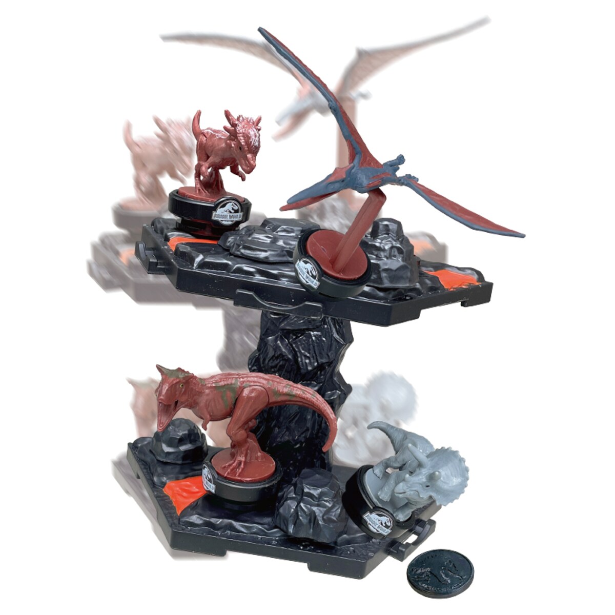 Juego de equilibrio Jurassic World Volcano Quake Epoch Games 4