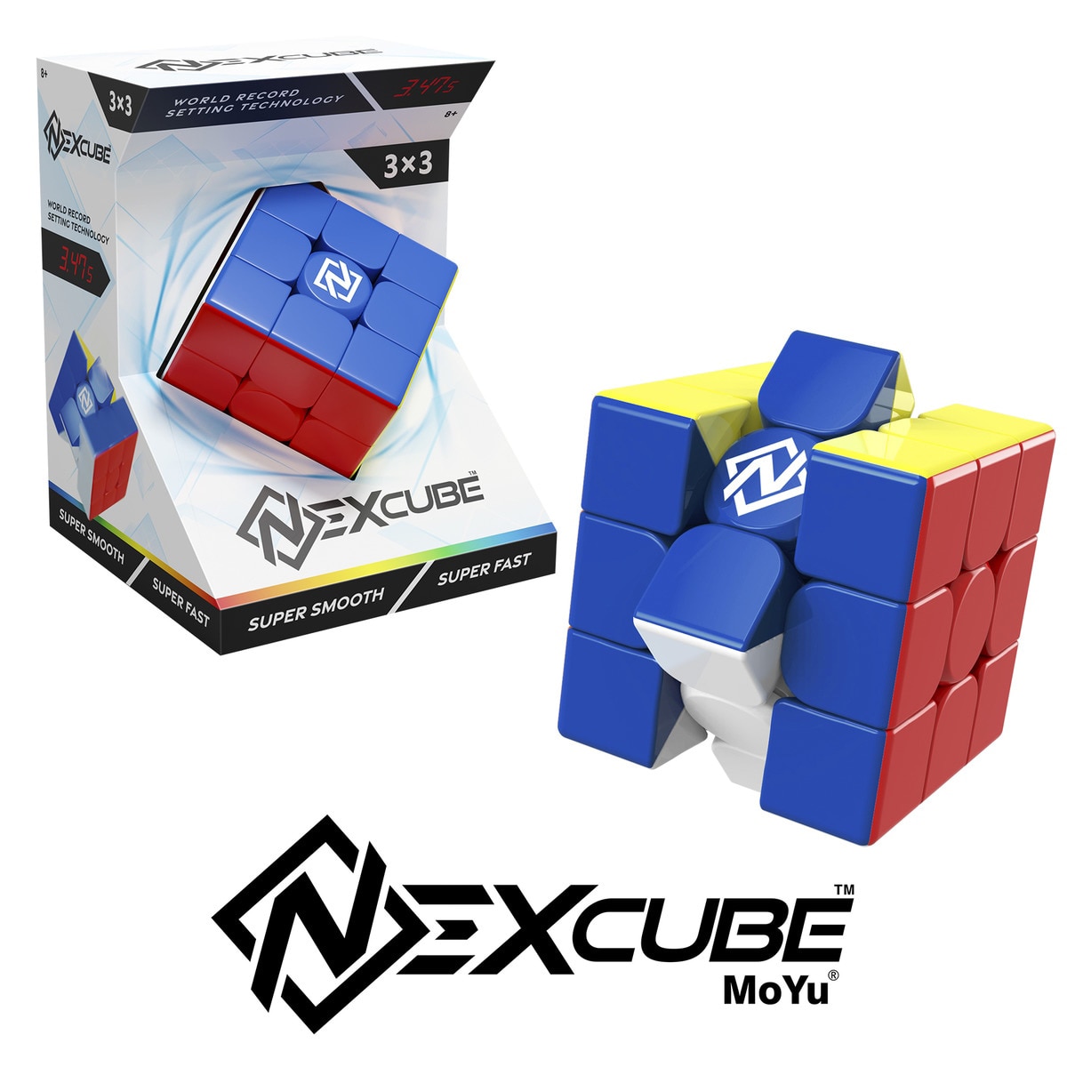 Juego de mesa Juego de cubo de records de rapidez Nexcube 3x3 clásico Bizak 2