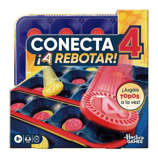 Imagen 0 de Juego de mesa Conecta 4 ¡A rebotar! Connect 4 Hasbro