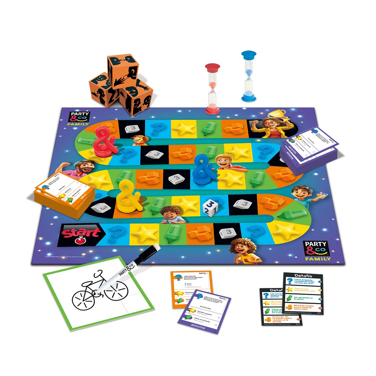 Juego de mesa Party & Co Family Multiprueba Familiar Diset 4