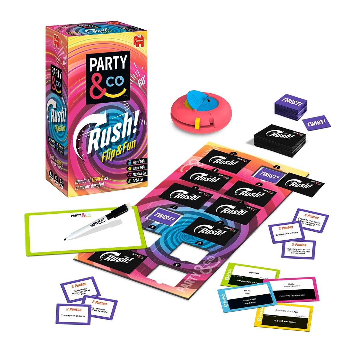 Imagen 0 de Juego de mesa Party & Co Rush Multiprueba con temporizador Diset