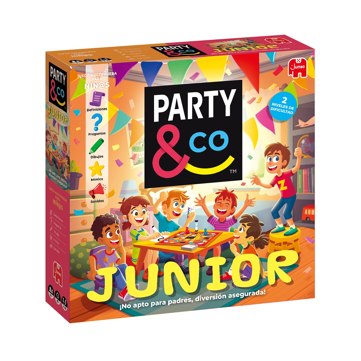 Juego de mesa Party & Co Junior Multiprueba Infantil Diset 3