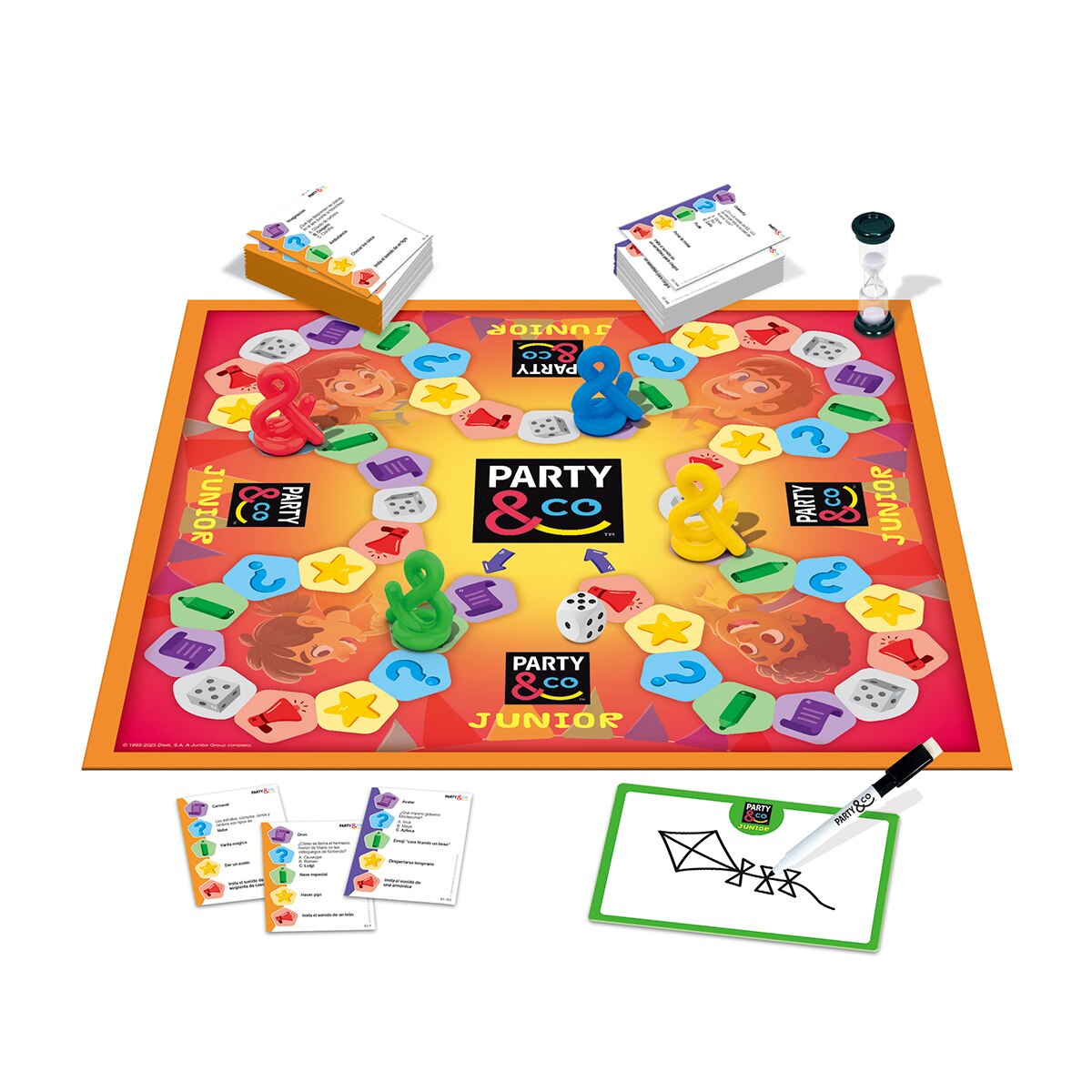 Juego de mesa Party & Co Junior Multiprueba Infantil Diset 4