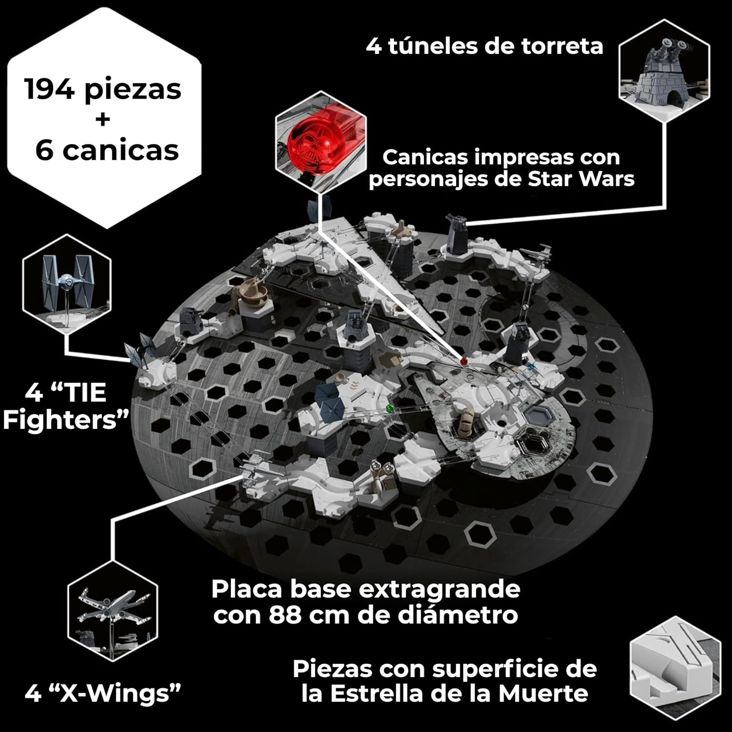 Juego stem Innovador y Educativo Gravitrax Star Wars Ravensburger 4