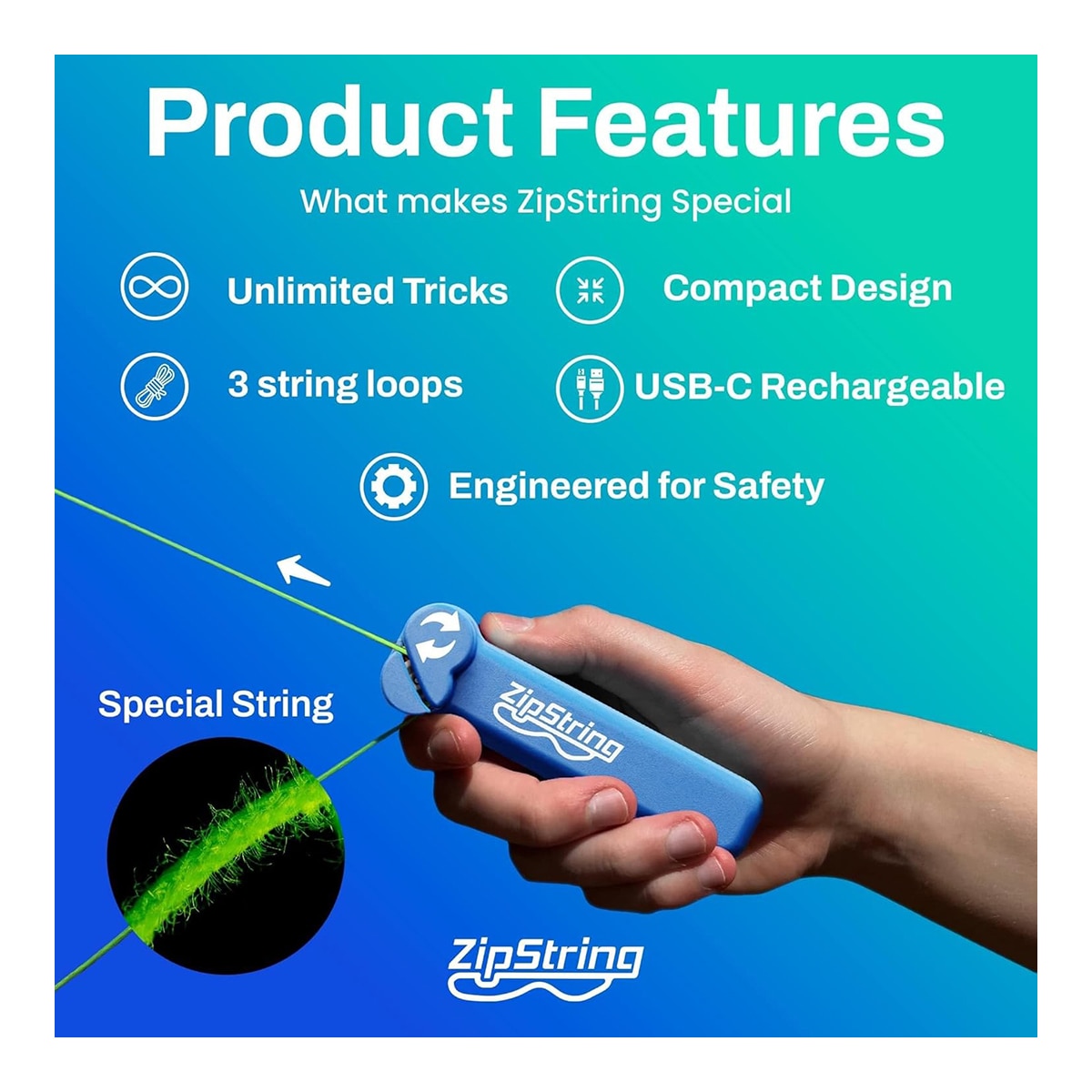 Juego ZipString Bodacious azul Marvin's Magic 2