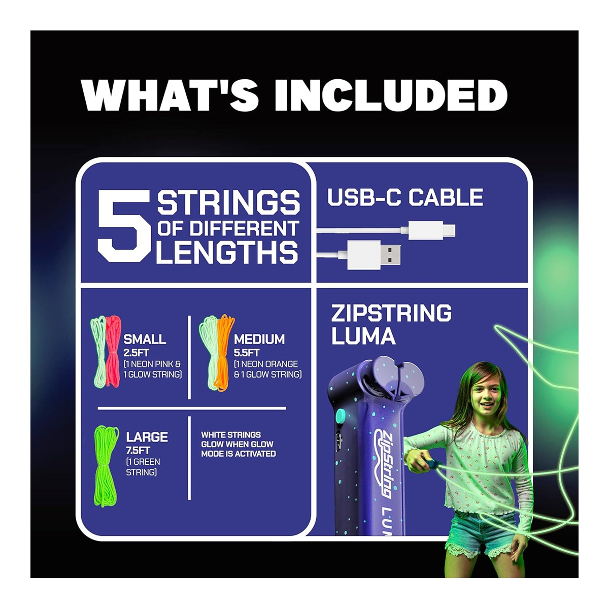 Juego ZipString Luma Azul oscuro Marvin's Magic 3