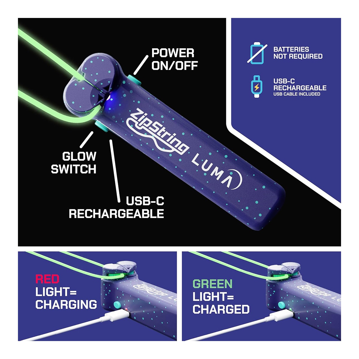 Juego ZipString Luma Azul oscuro Marvin's Magic 4