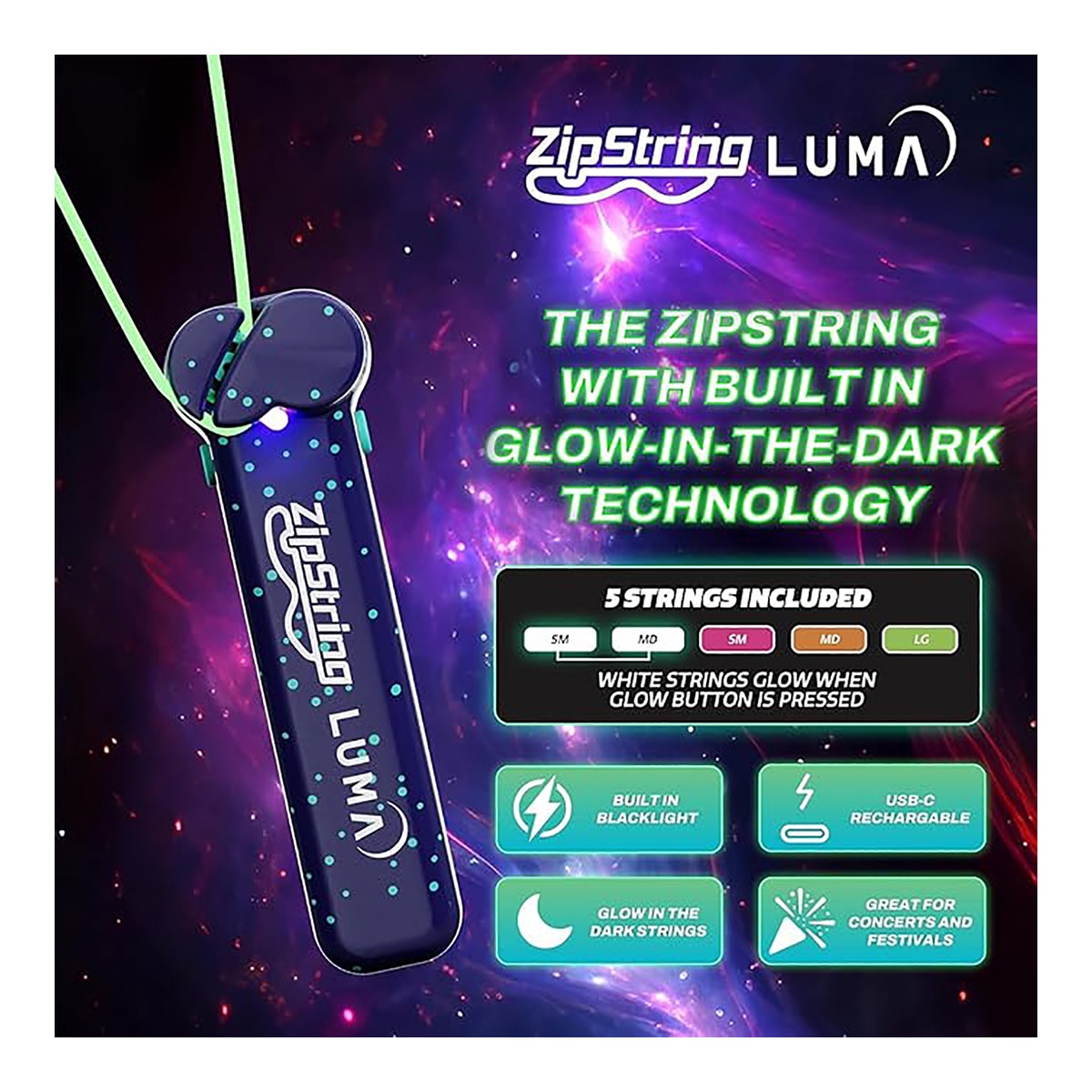 Juego ZipString Luma Azul oscuro Marvin's Magic 9