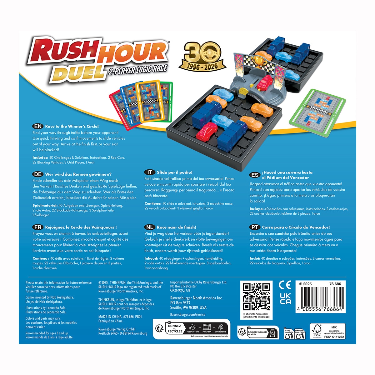 Juegos de mesa Rush Hour Duel Thinkfun 5