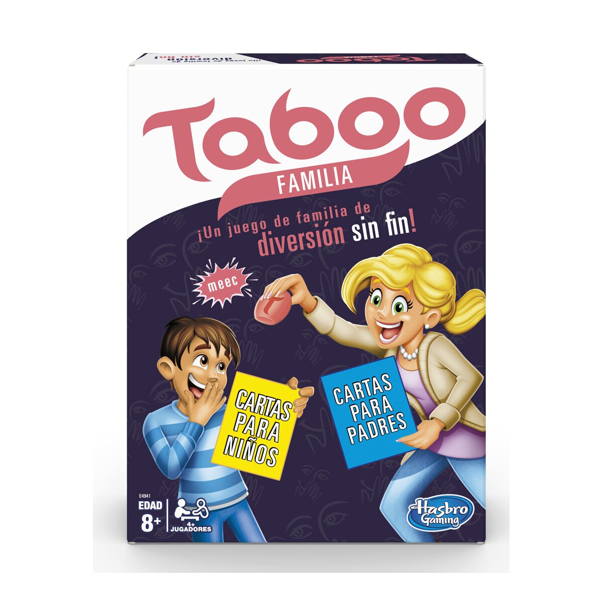 Juego de mesa Tabu Taboo familia Hasbro Gaming 4