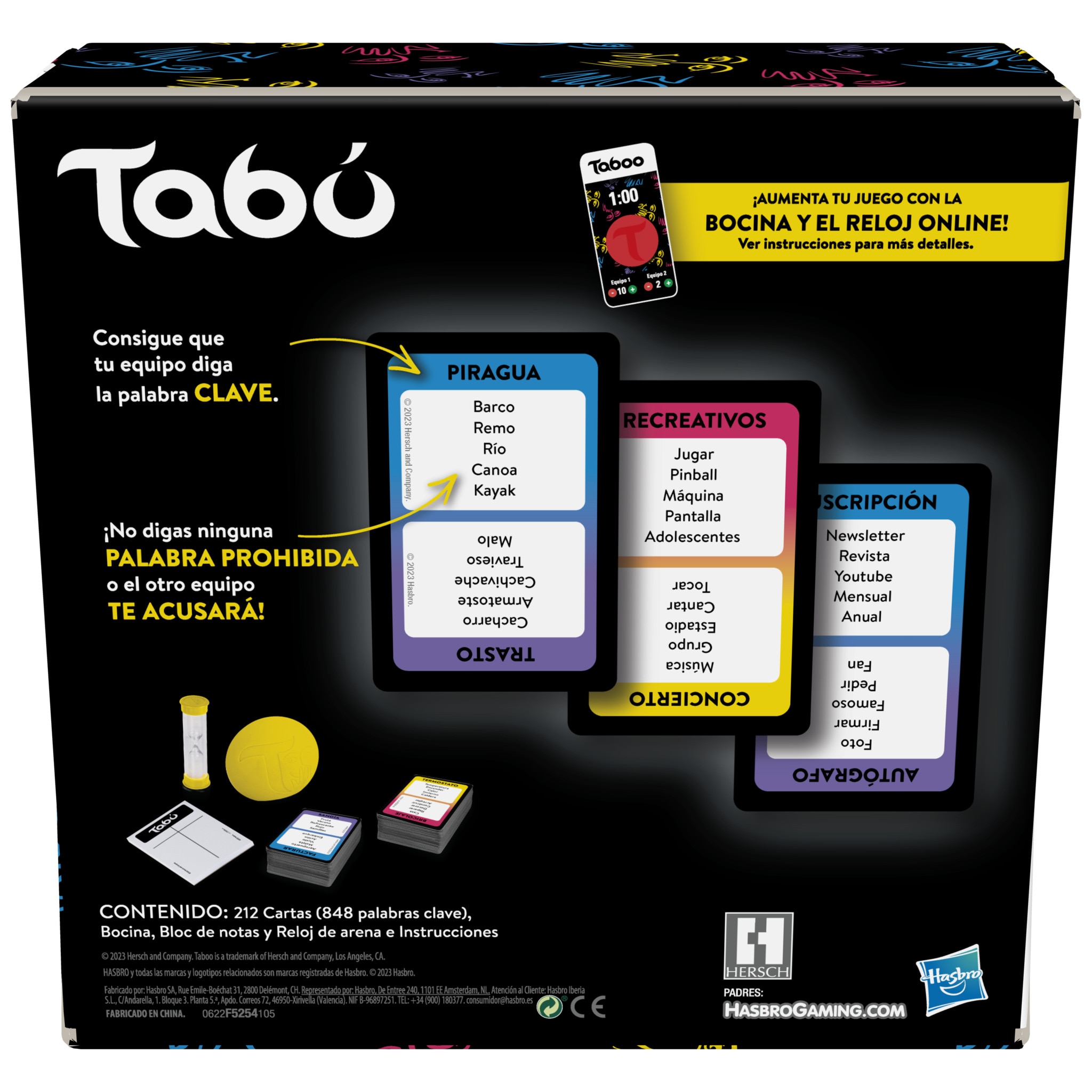 Juego de mesa Taboo Hasbro 8