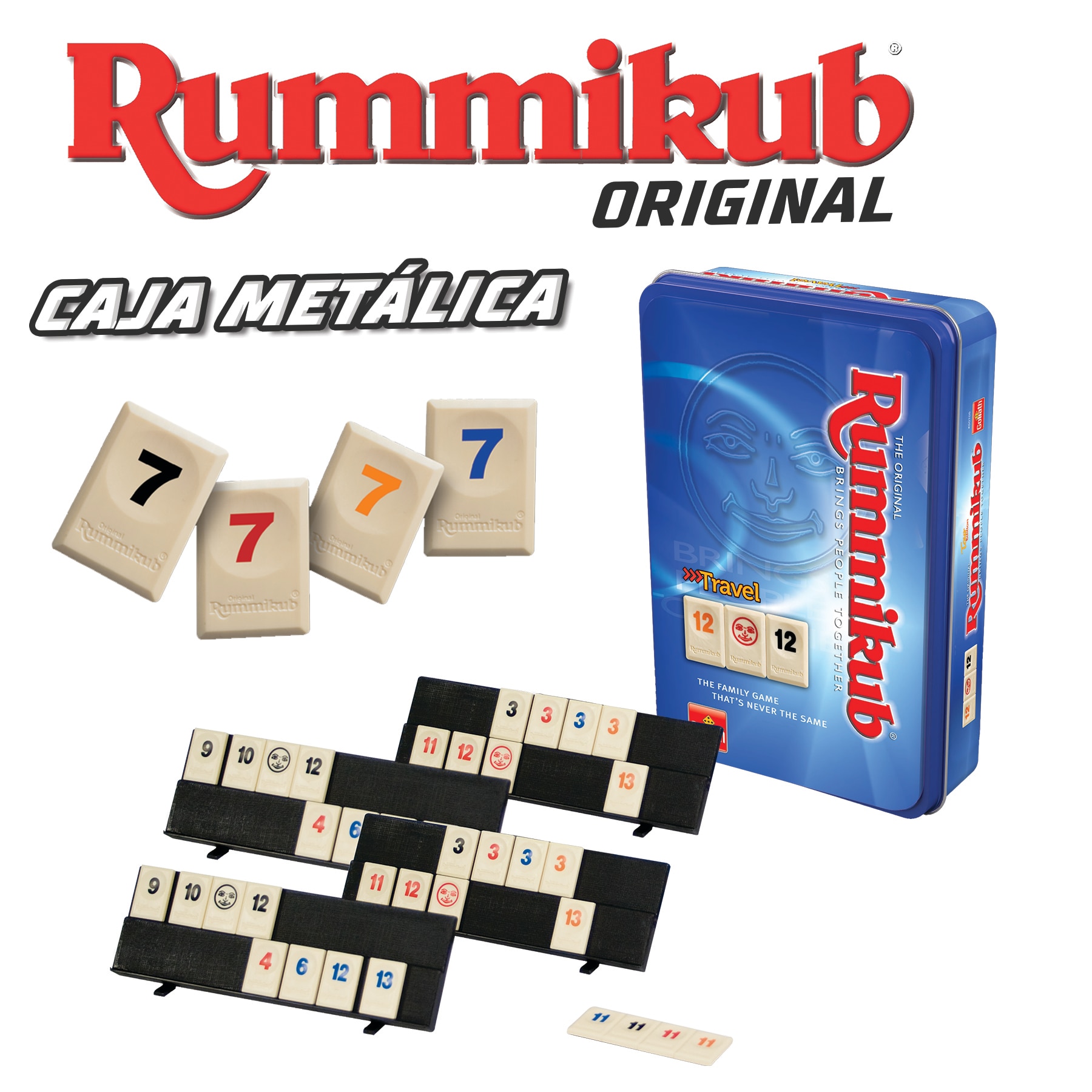 Juego de mesa Rummikub Caja Viaje Goliath Games 6