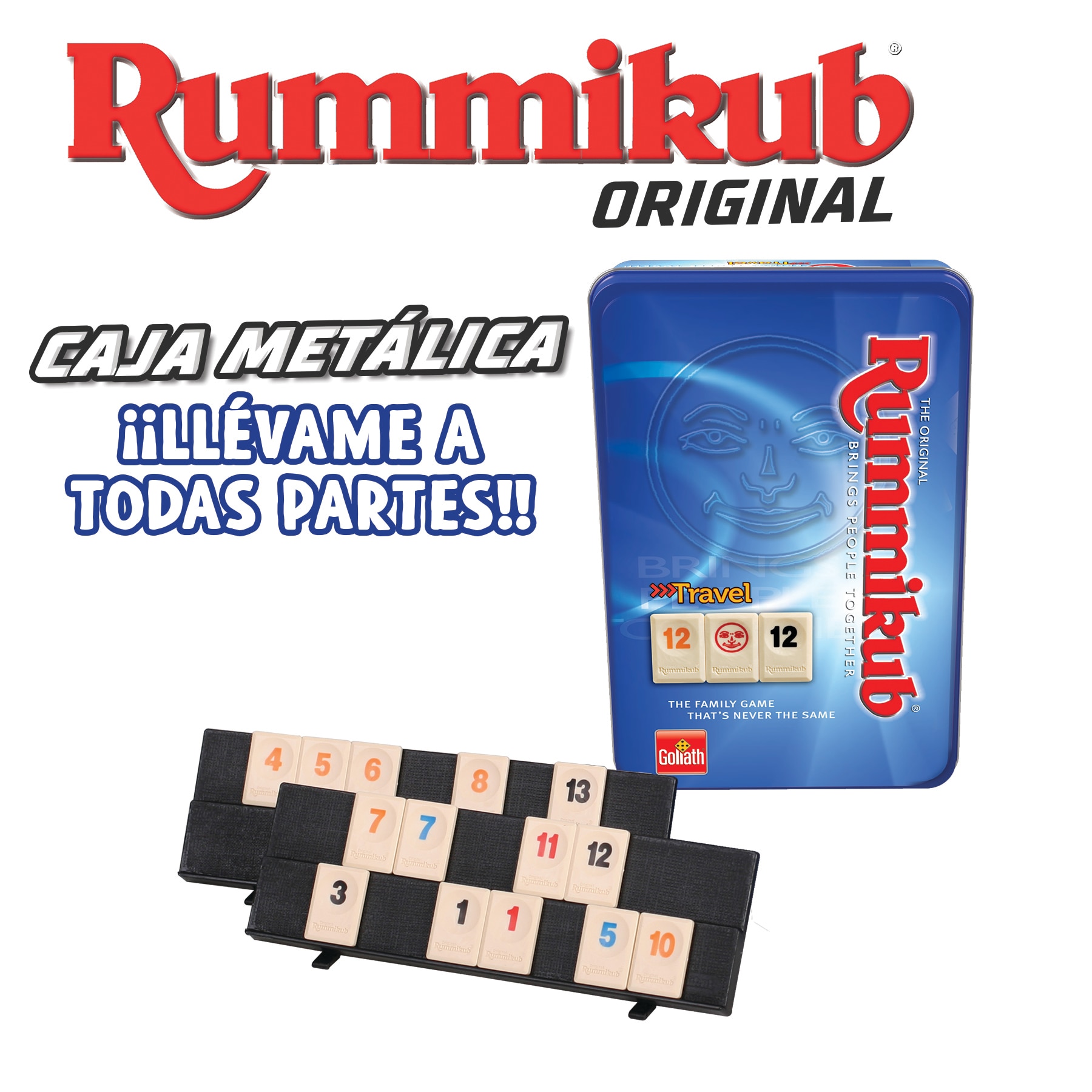 Juego de mesa Rummikub Caja Viaje Goliath Games 7