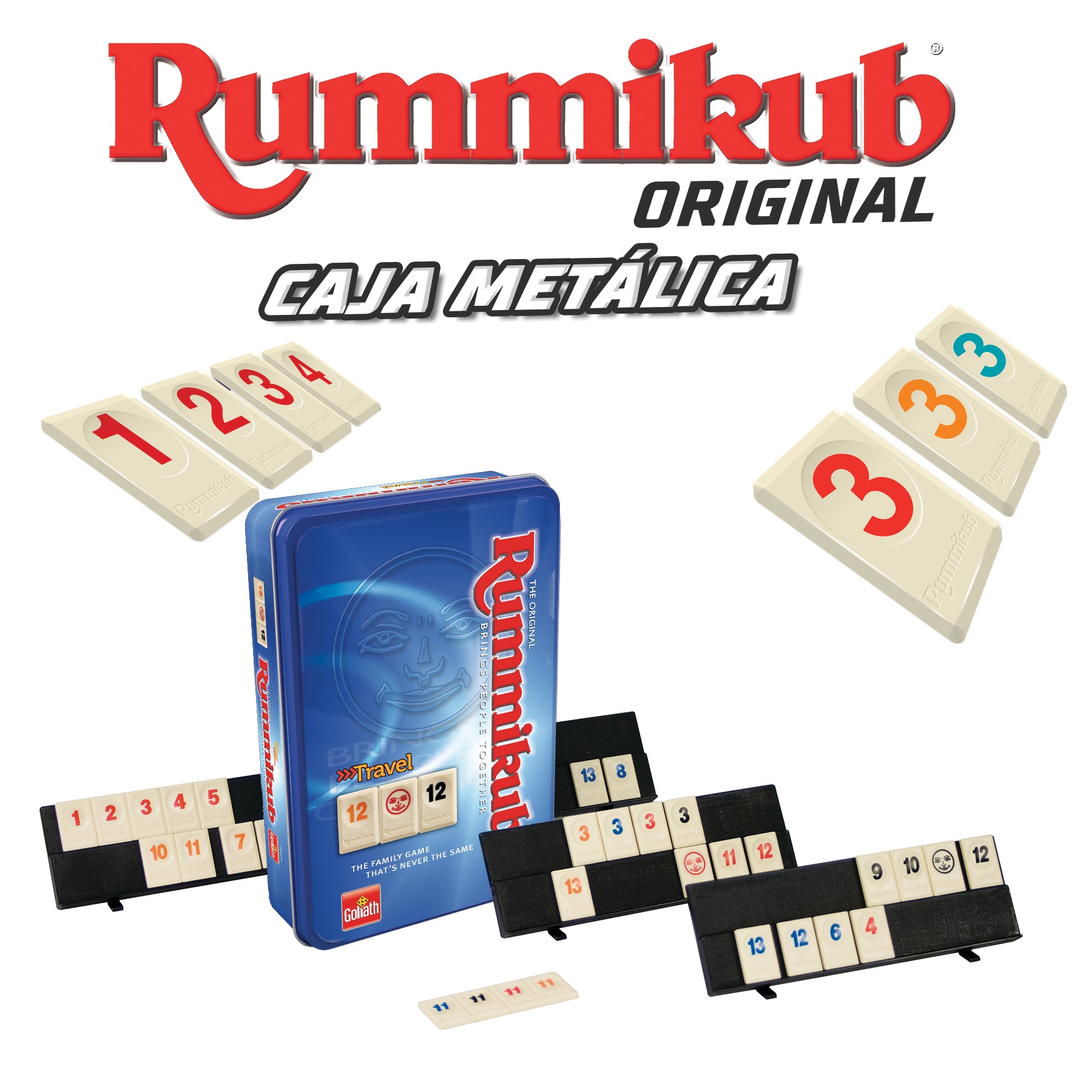 Juego de mesa Rummikub Caja Viaje Goliath Games 8