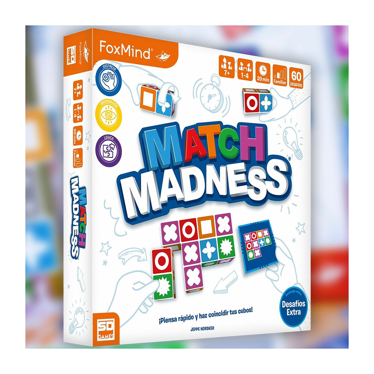 Juego de Agilidad Visual y Mental Match Madness Dirac Disc 2