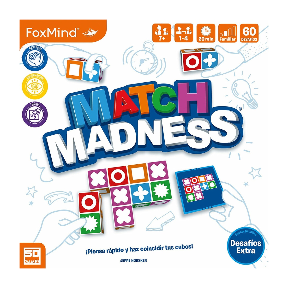 Juego de Agilidad Visual y Mental Match Madness Dirac Disc 3