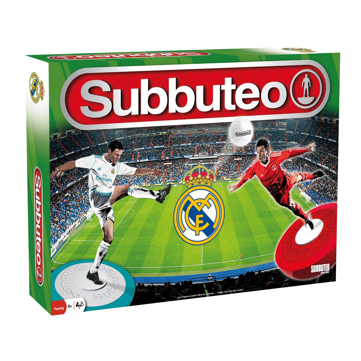 Playset Subbuteo Real Madrid 2ª Edición Eleven Force 1