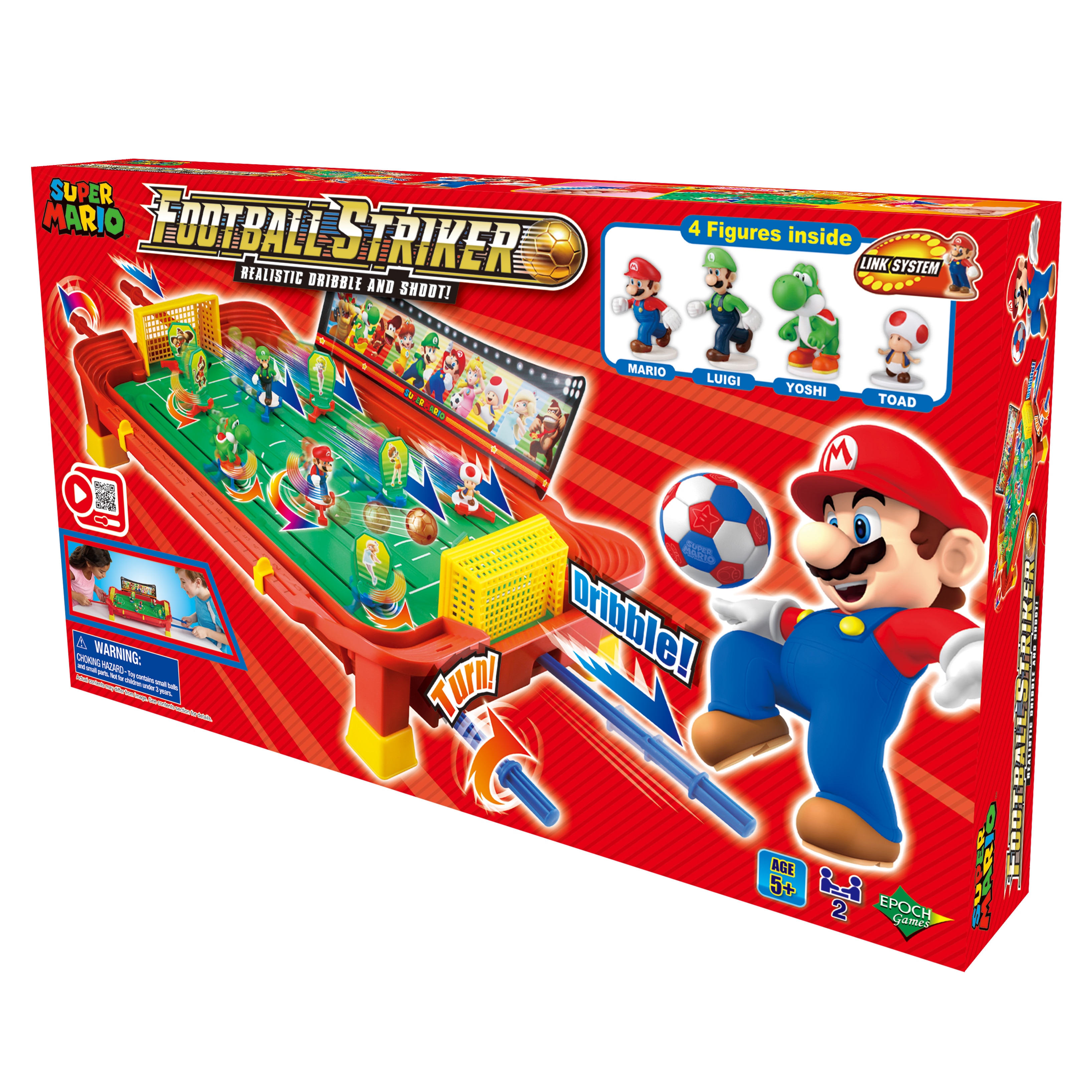 Juego de mesa Super Mario Football Striker Epoch Games 2