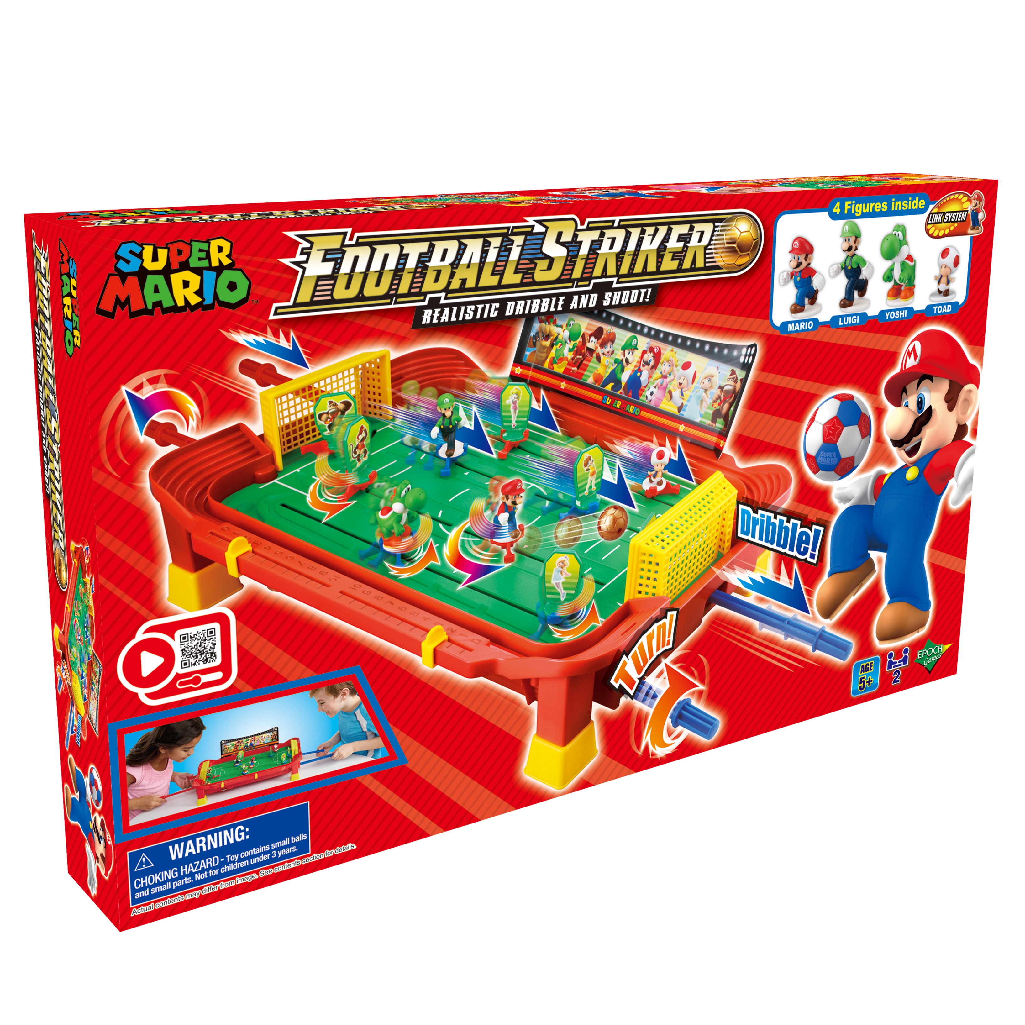 Juego de mesa Super Mario Football Striker Epoch Games 3
