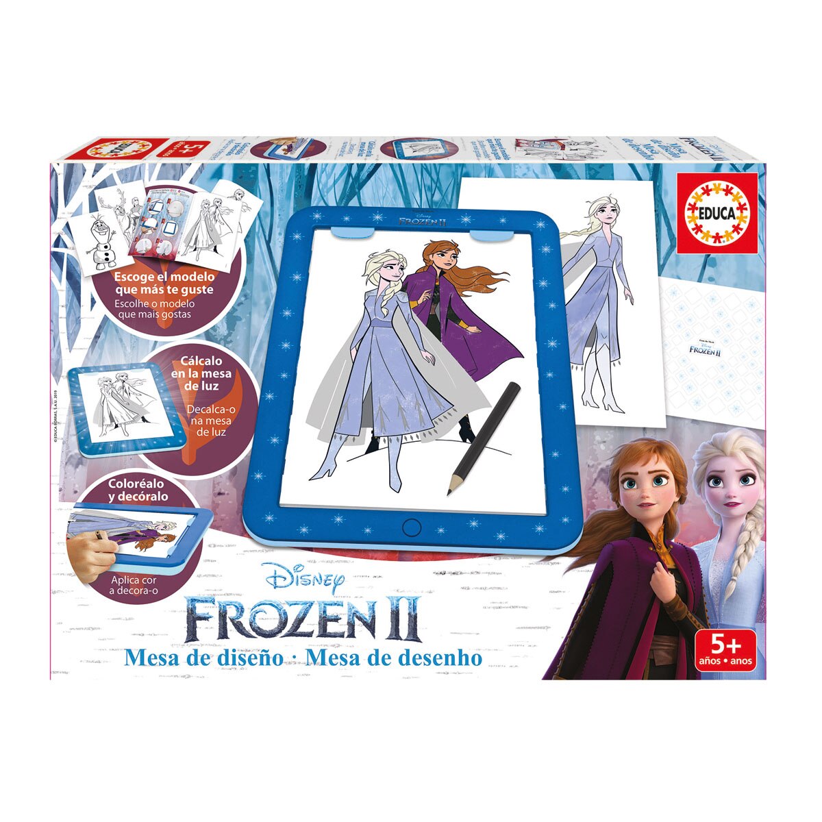 Mesa de Diseño Frozen, El Reino de Hielo 1