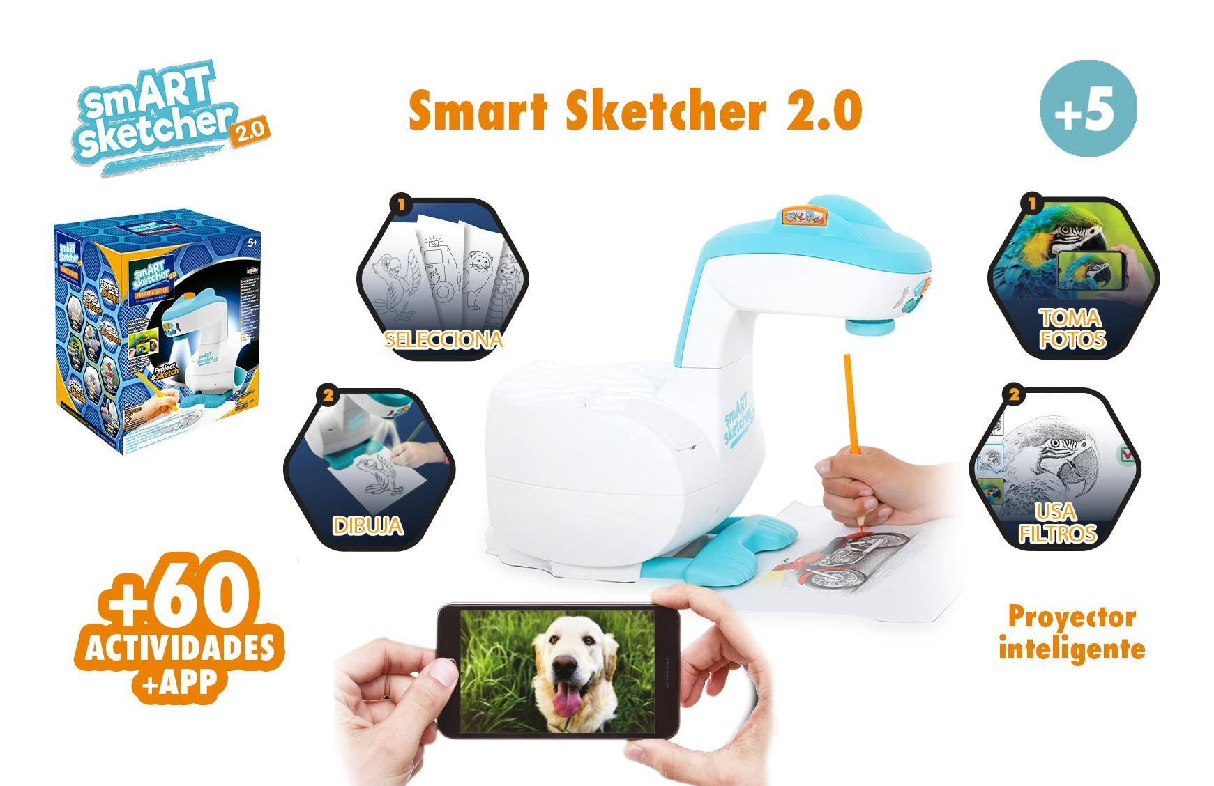 Juguete educativo y artístico Proyector Smart Sketcher 2.0 FAMOSA 4