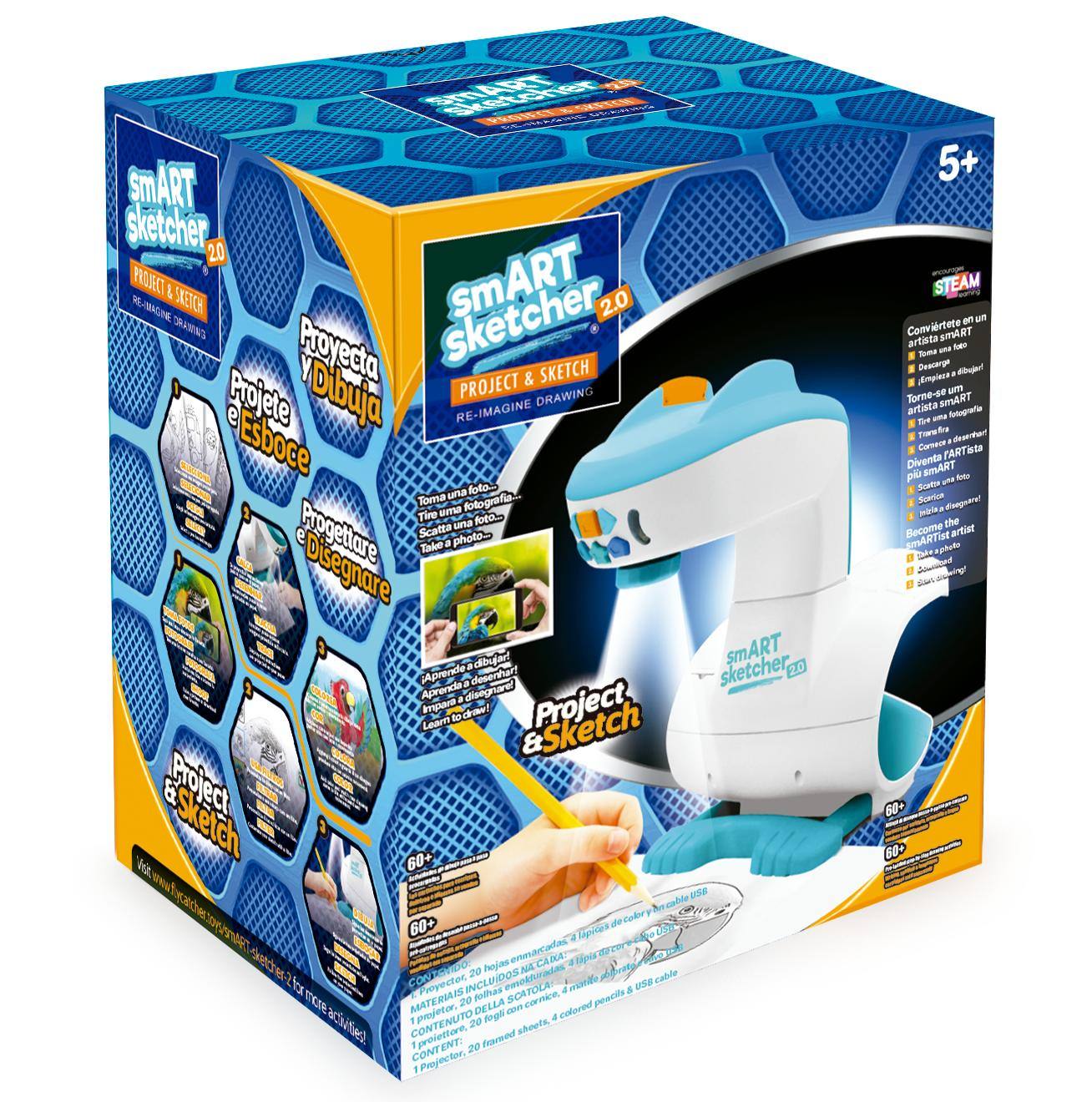 Juguete educativo y artístico Proyector Smart Sketcher 2.0 FAMOSA 5
