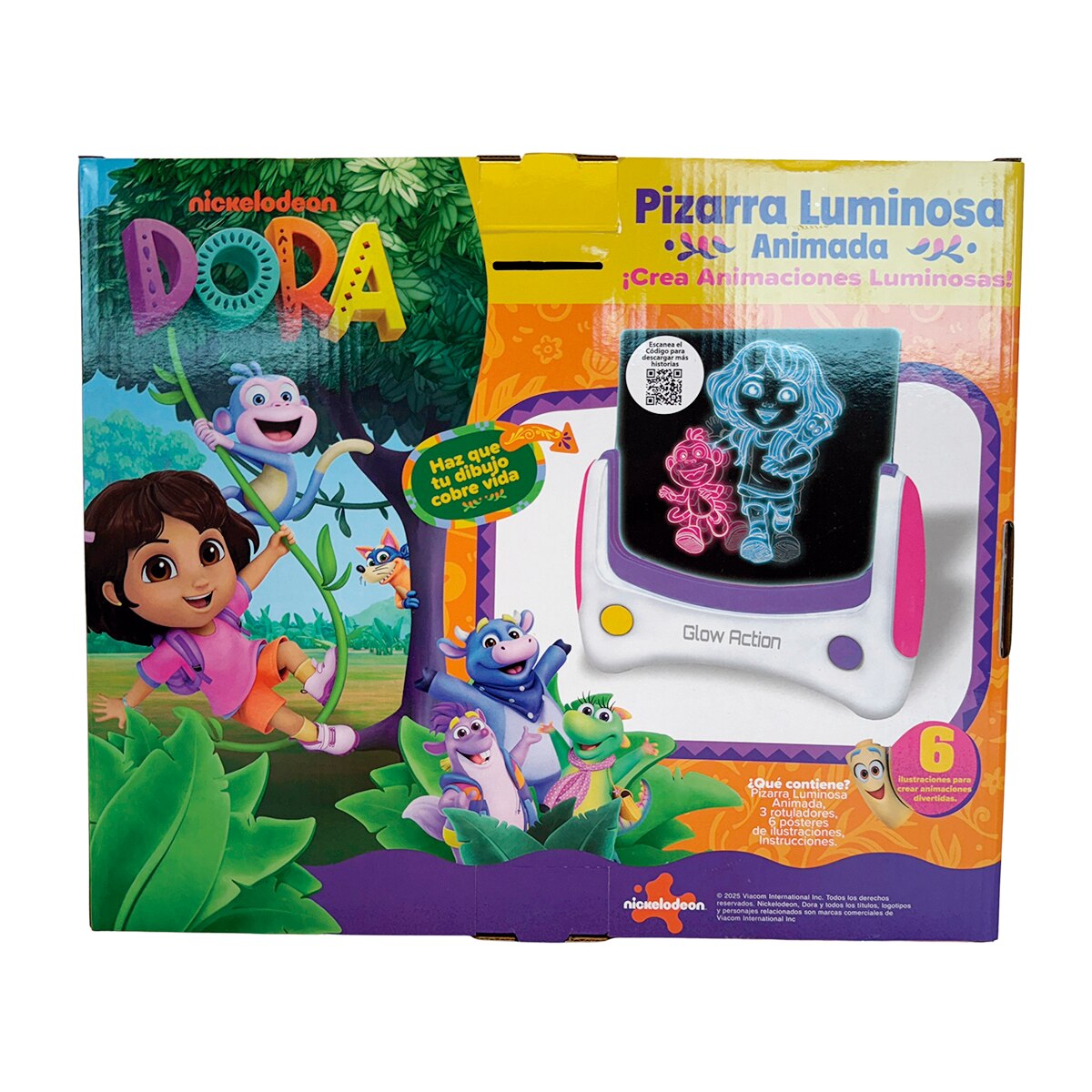 Pizarra luminosa animada Dora Cefa Toys 4