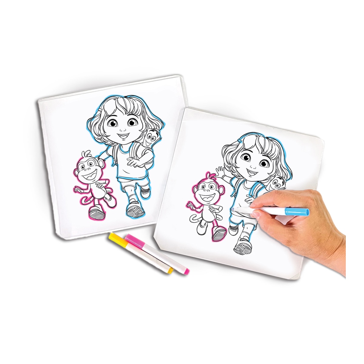 Pizarra luminosa animada Dora Cefa Toys 5