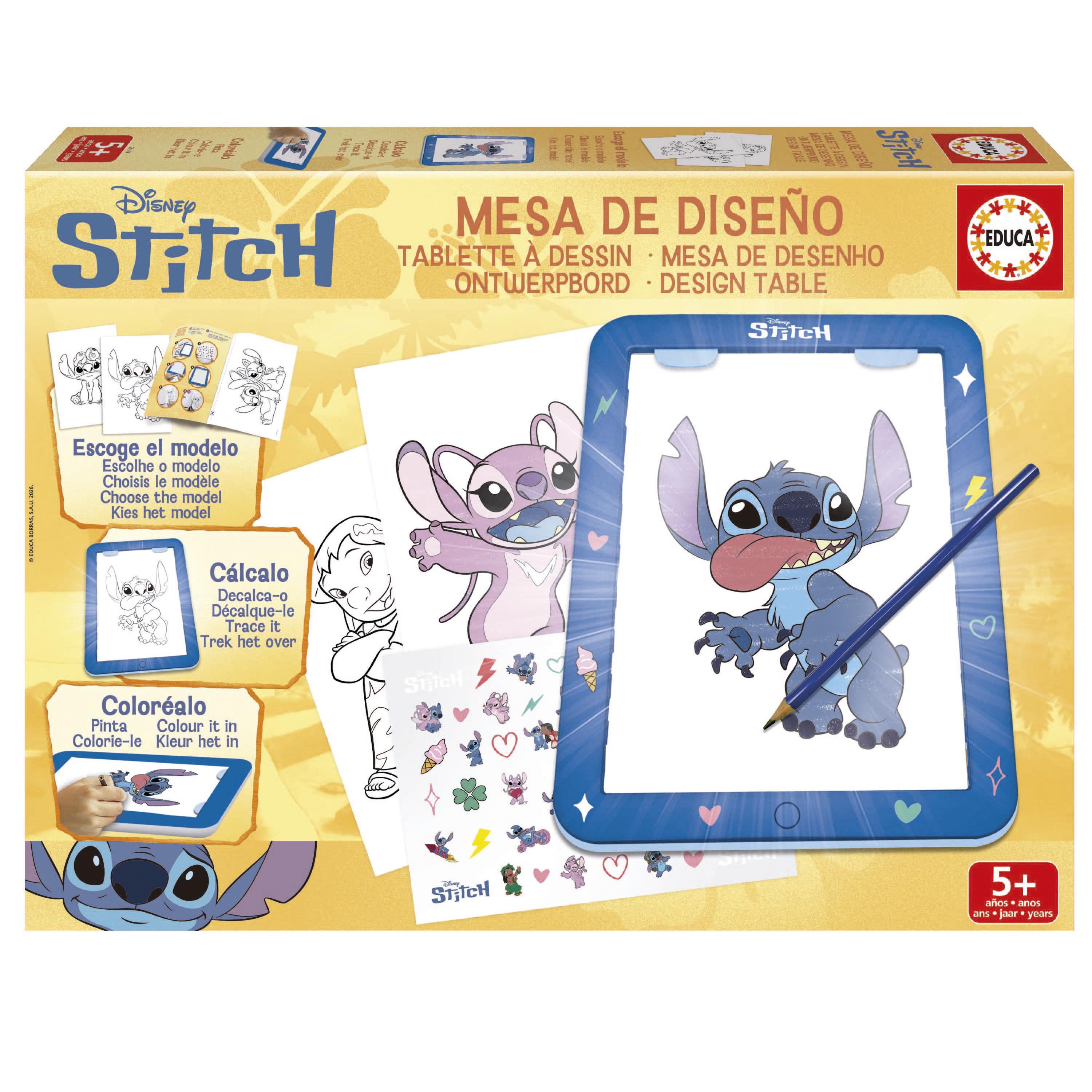 Imagen 0 de Art&Craft Mesa de Diseño Disney Stitch Educa