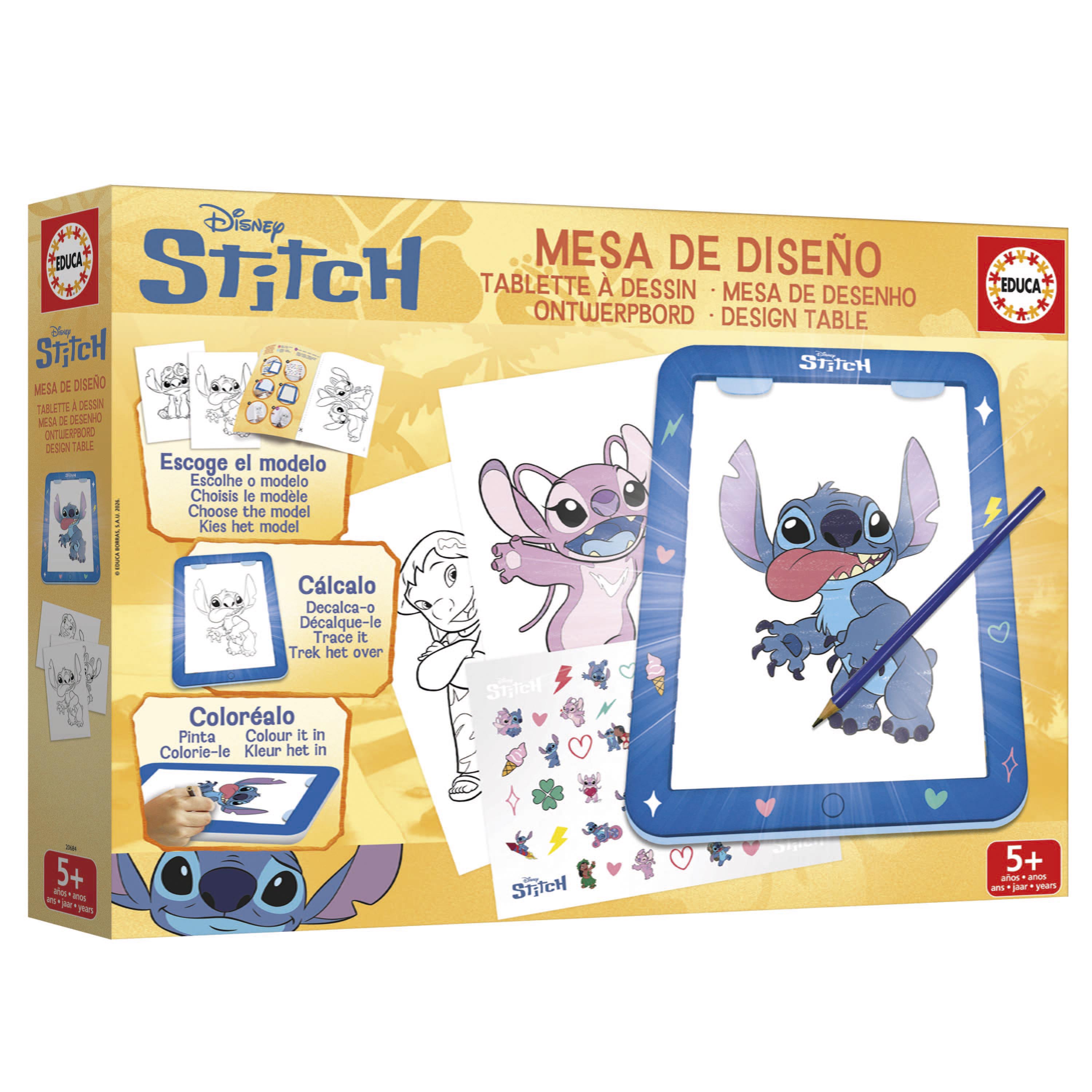 Art&Craft Mesa de Diseño Disney Stitch Educa 3