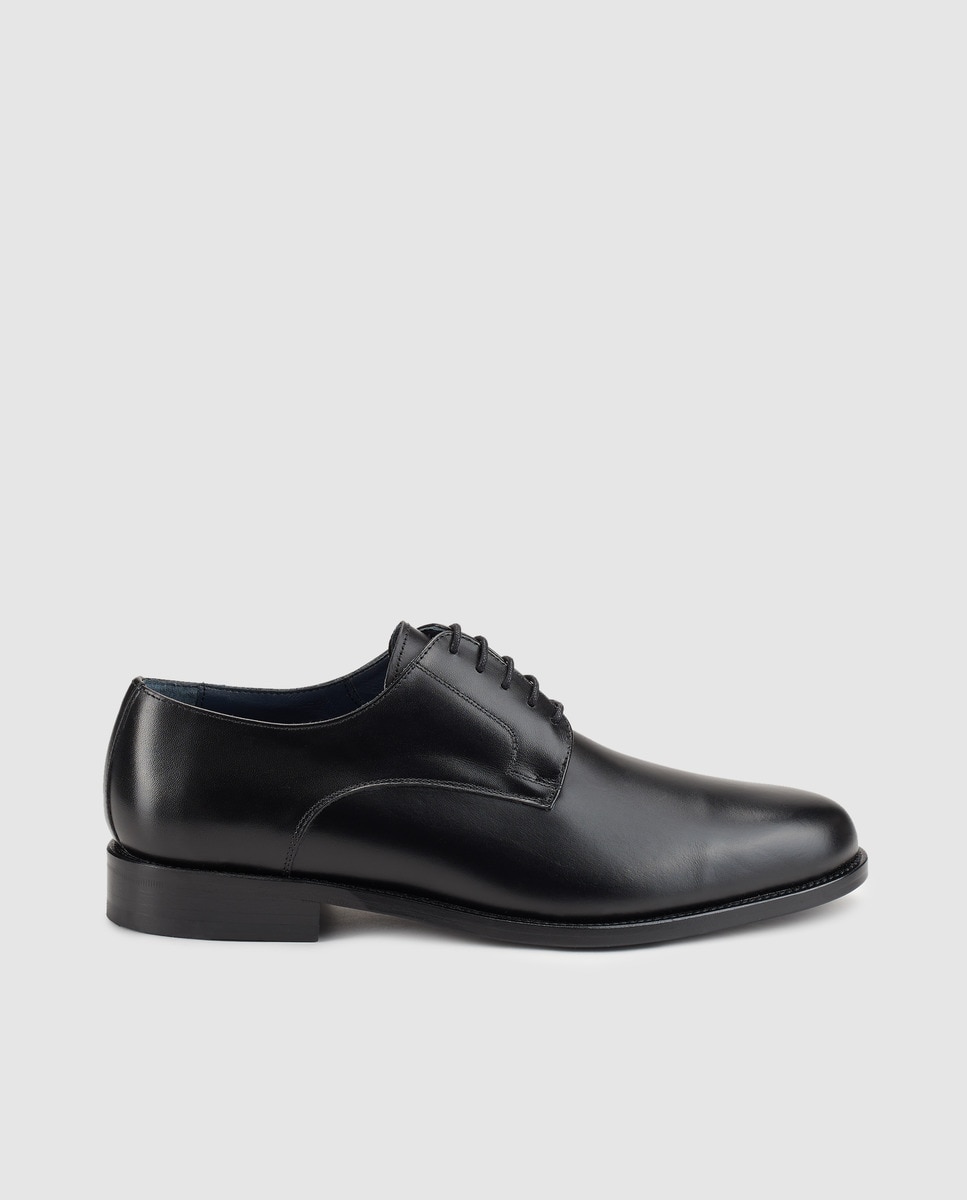 Imagem 0 de Sapatos com atacadores de homem Emidio Tucci de pele em preto