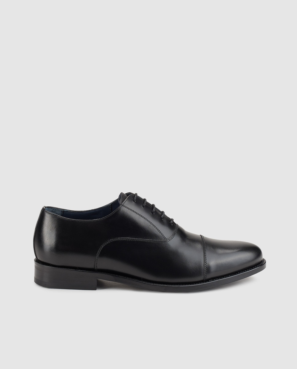 Imagem 0 de Sapatos com atacadores de homem Emidio Tucci de pele em preto