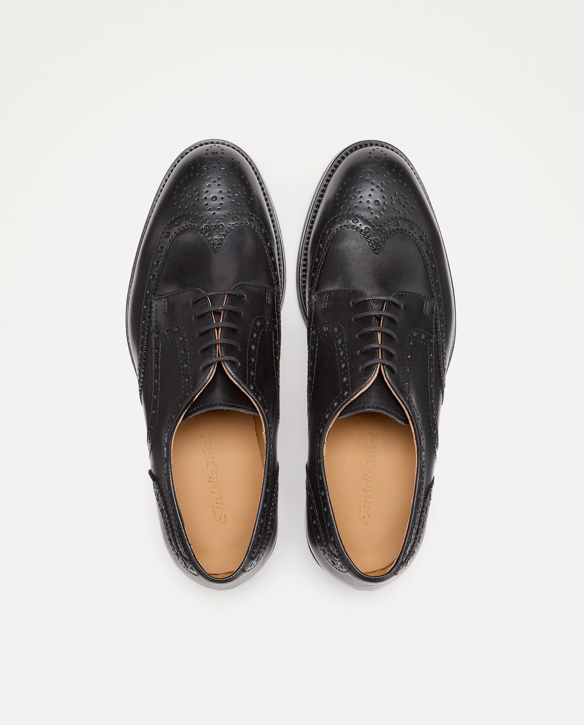Zapatos de hombre con cierre de cordones - Emidio Tucci - Negro Negro-4