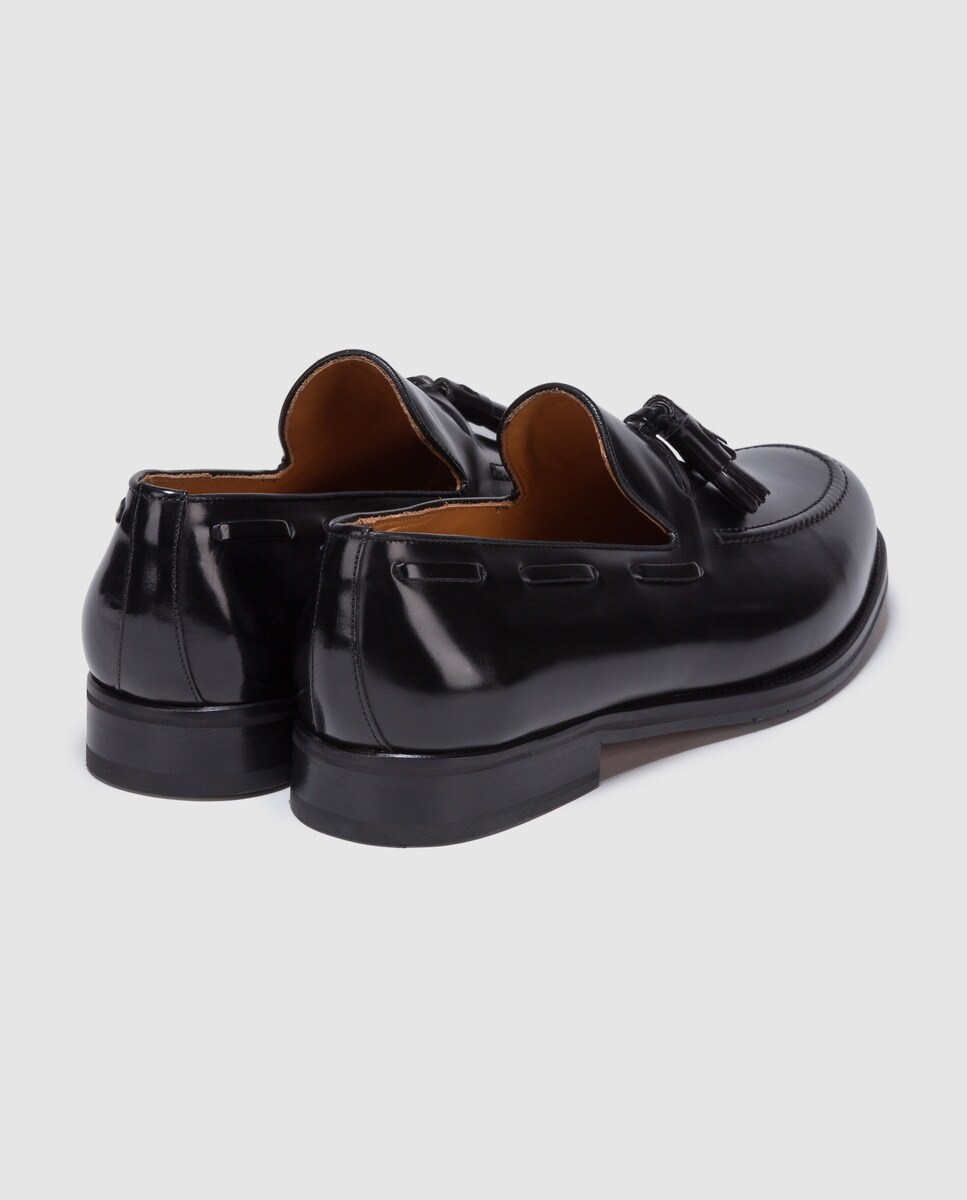 Mocassins Emidio Tucci em pele pretos Preto-4