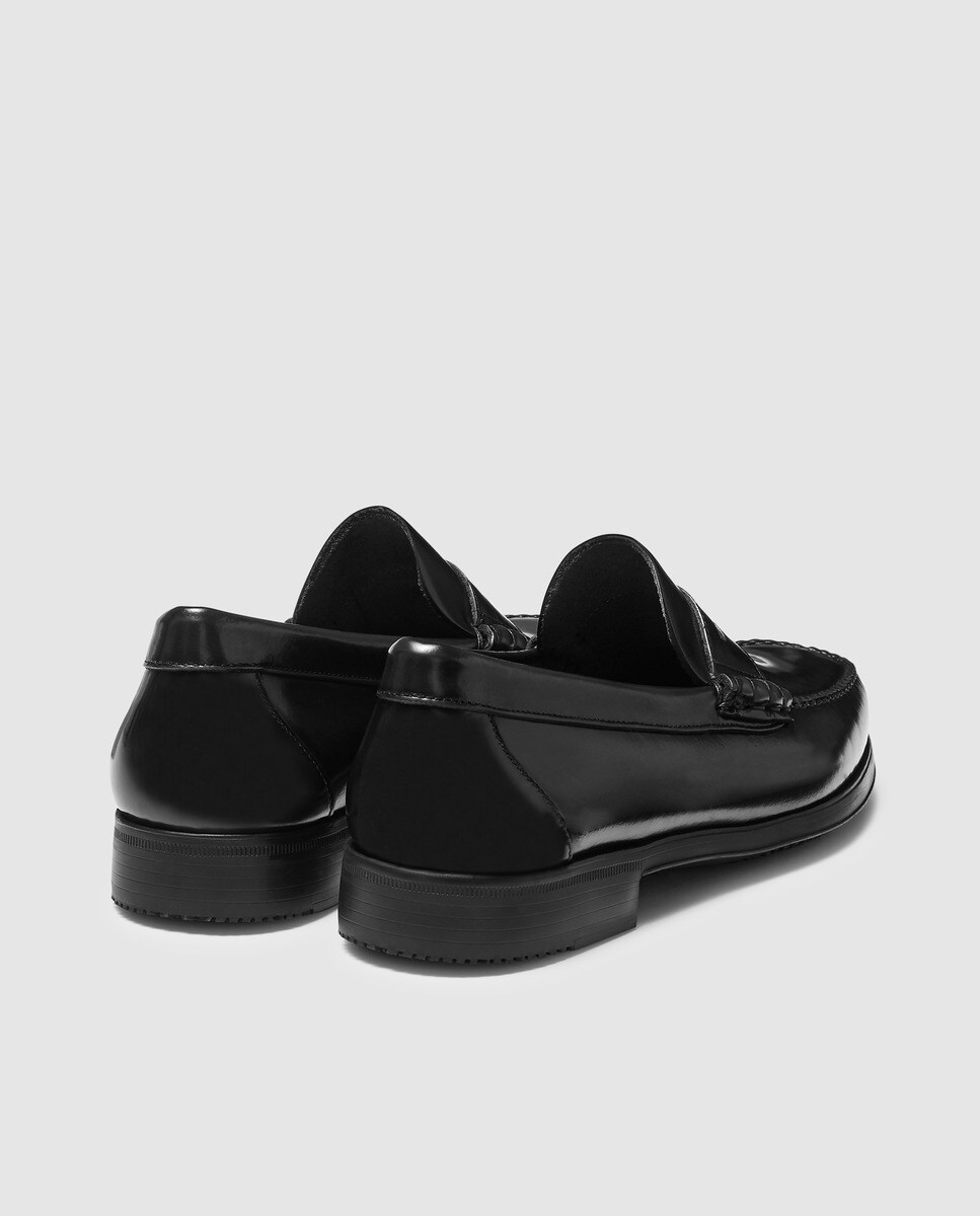 Mocassins de homem Emidio Tucci em pele pretos Preto-3