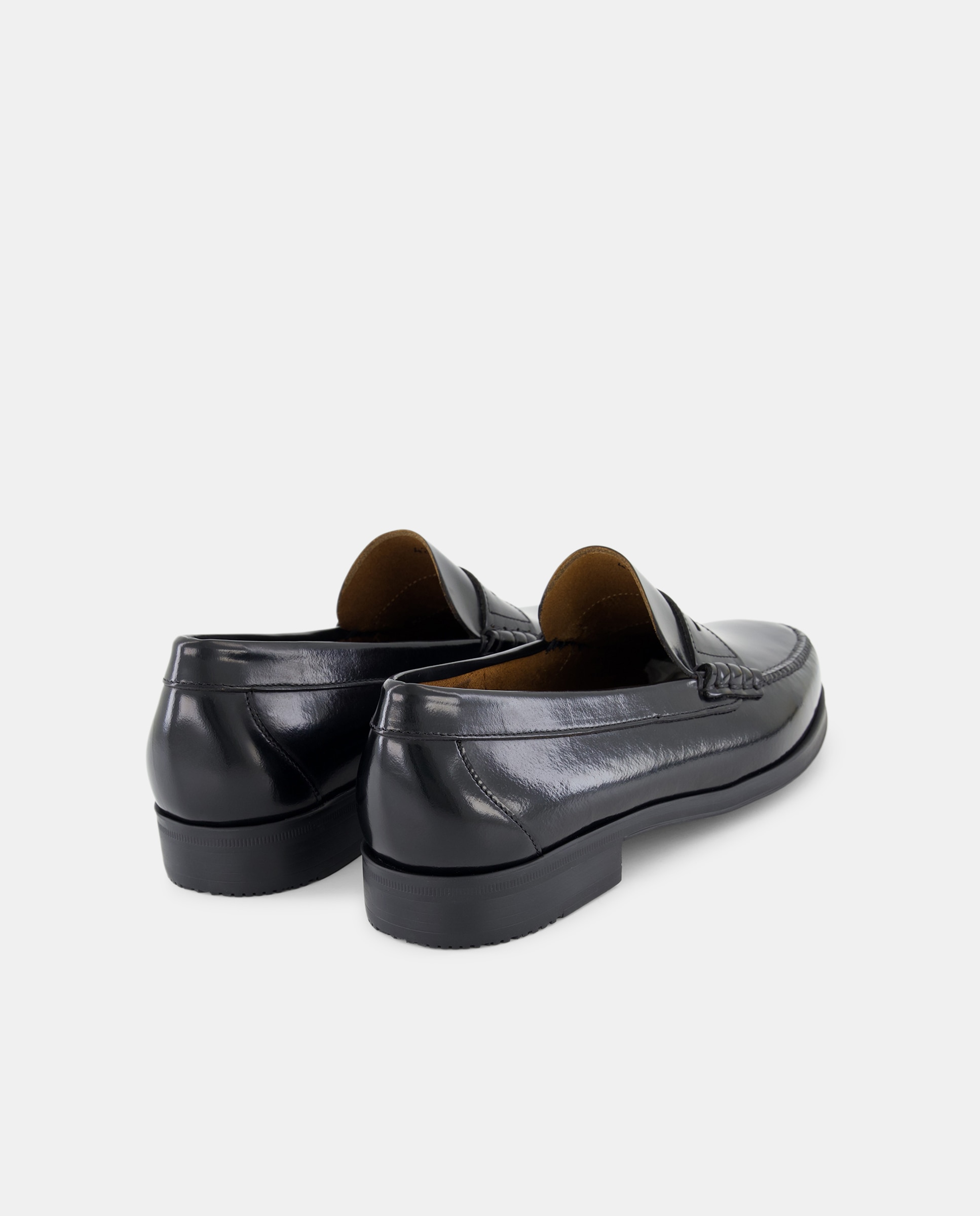 Mocassins de homem Emidio Tucci em pele pretos Preto-5
