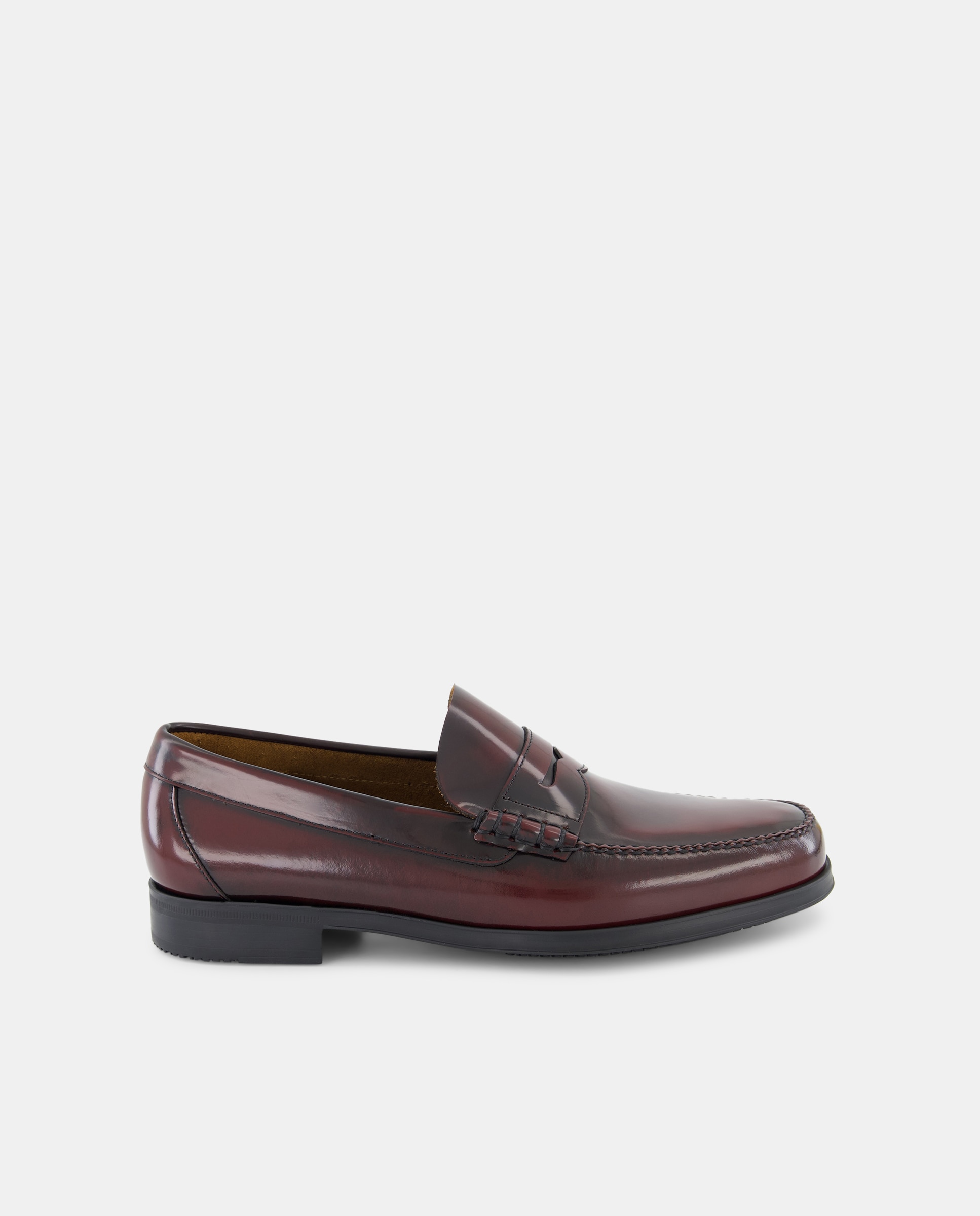 Emidio Tucci - Mocasines de hombre Emidio Tucci de piel en color burdeos.