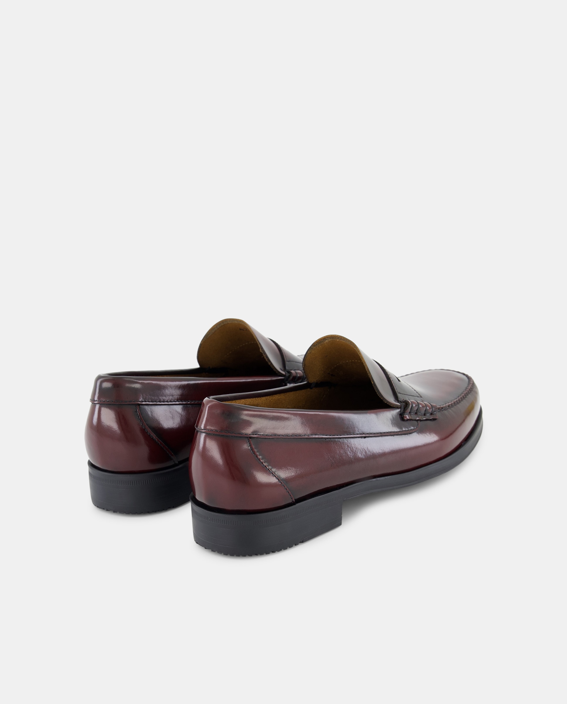 Mocassins de homem Emidio Tucci em pele bordeaux Bordeaux-5