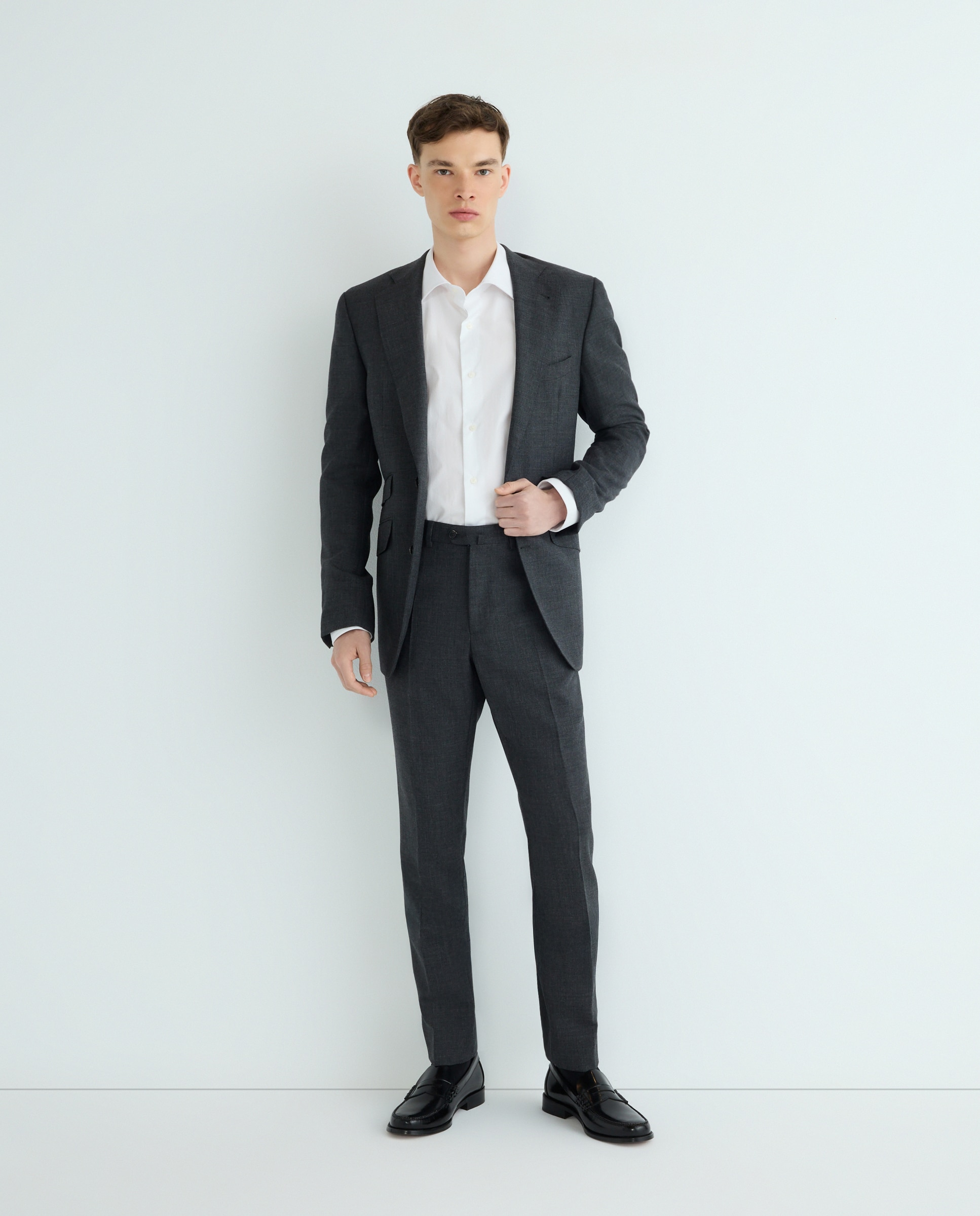 Mocassins de homem Emidio Tucci em pele cor preto Preto-8